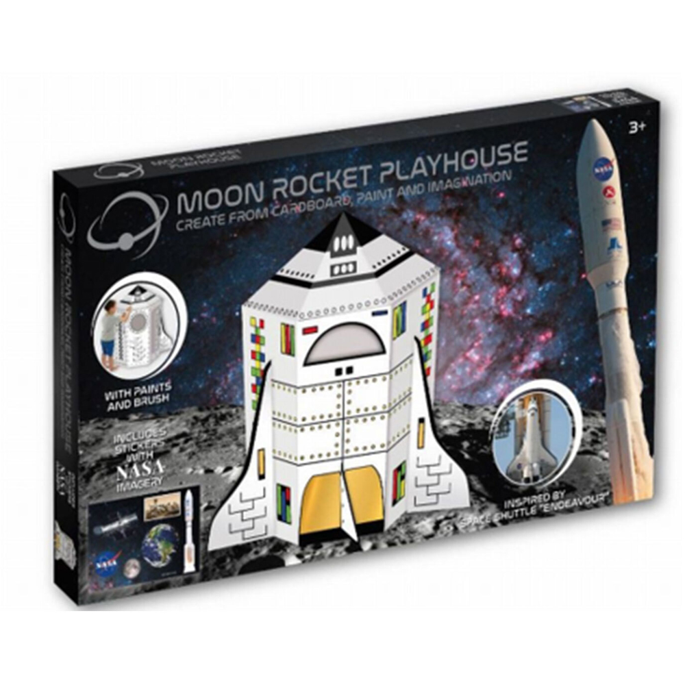 NASA Moon Rocket Playhouse Make Your Own Kit Image