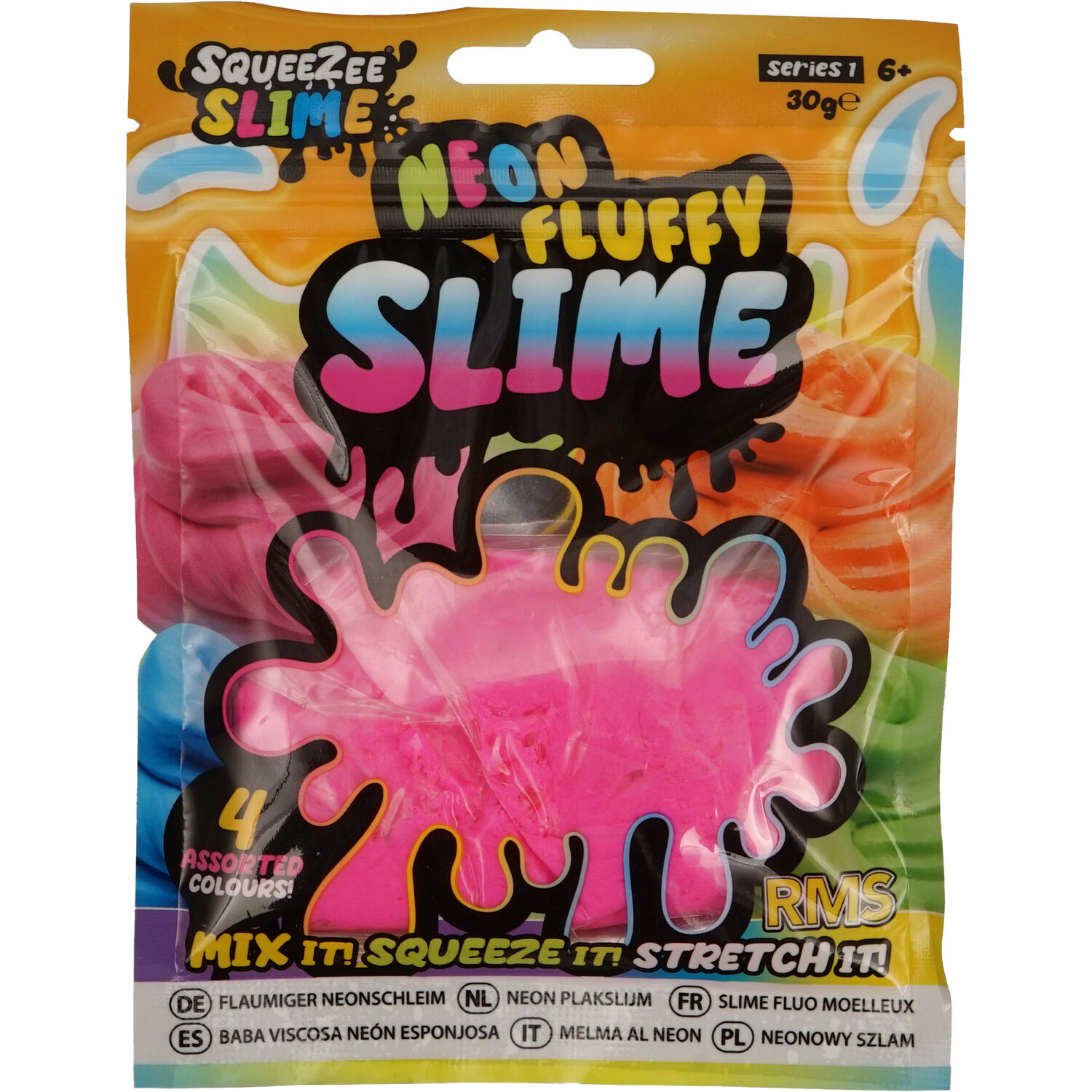 Neon Fluffy Slime Image 1