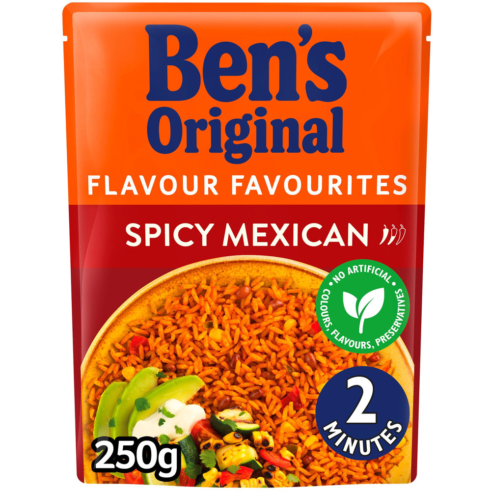 Ben's Original Spicy Mexican Microwave Rice 220g Image