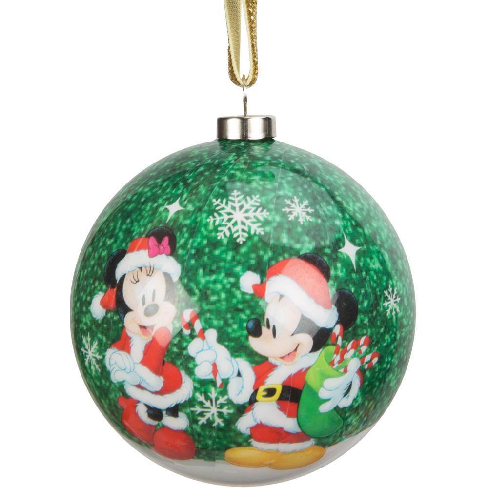 Disney Mickey and Minnie Multicolour Baubles 7 Pack Image 9