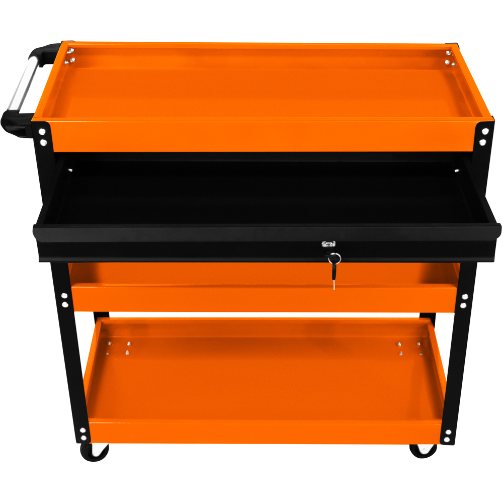 T-Mech Orange Storage Tool Trolley Image 3