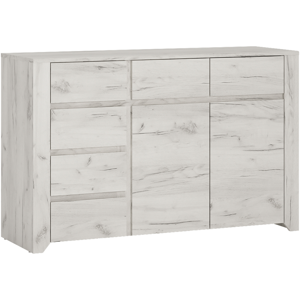 Florence Angel 2 Door 6 Drawer Wide Chest of Drawers Image 2