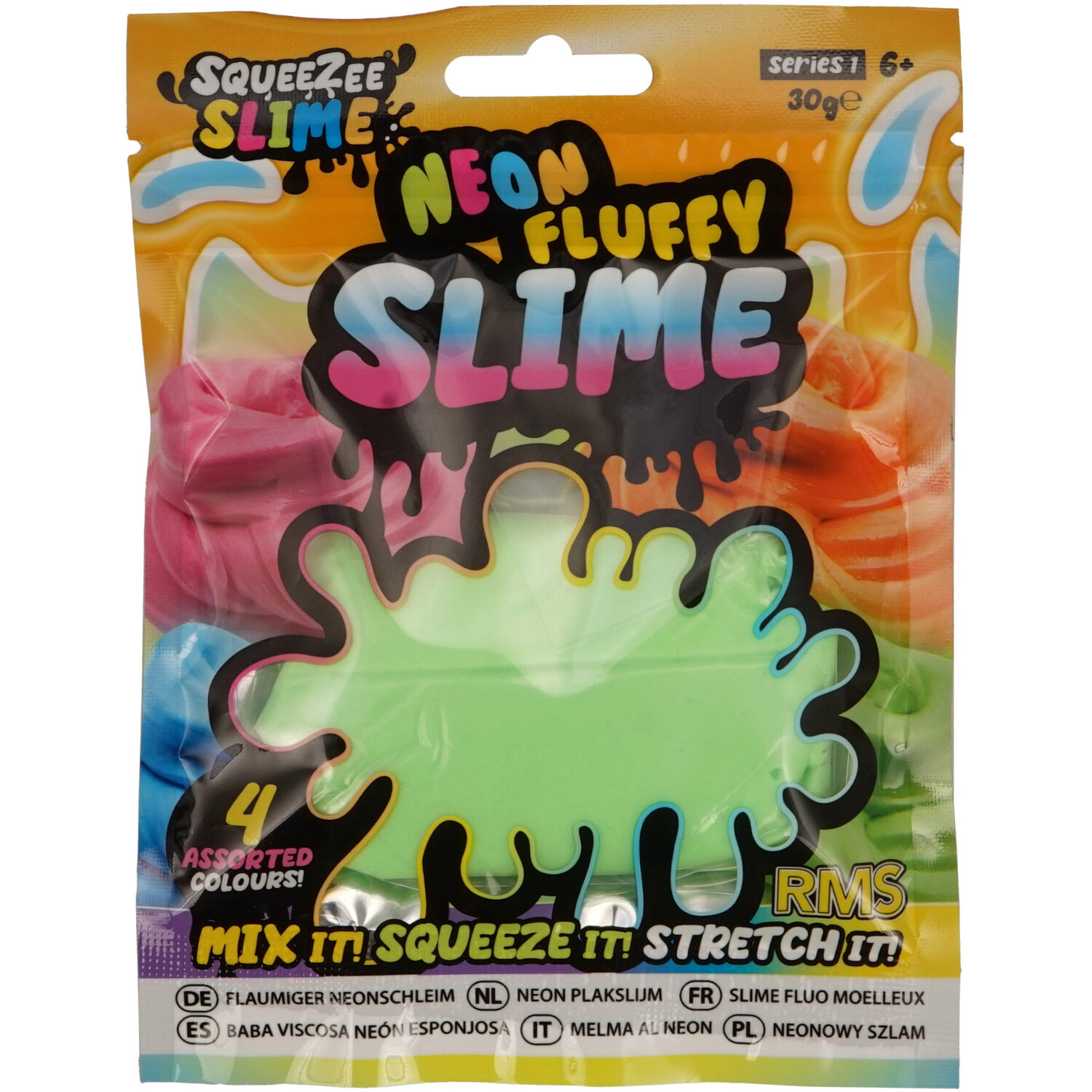 Neon Fluffy Slime Image 2
