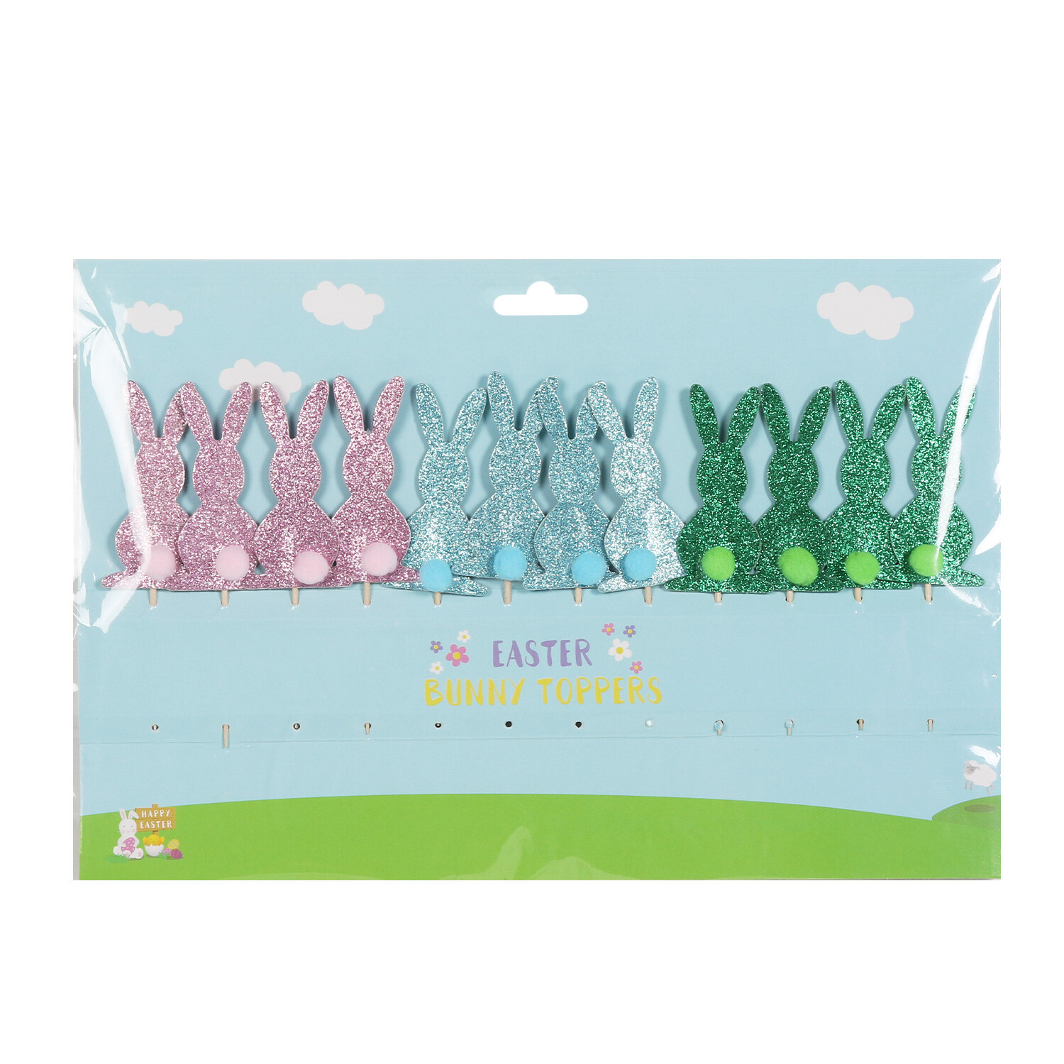Easter Bunny Topper 12 Pack Image