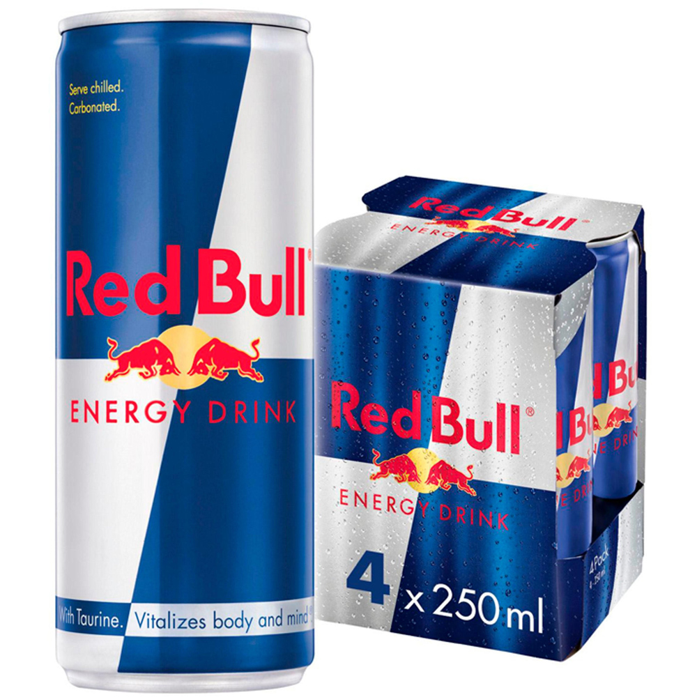 Red Bull Original Energy Drink 4 x 250ml Image
