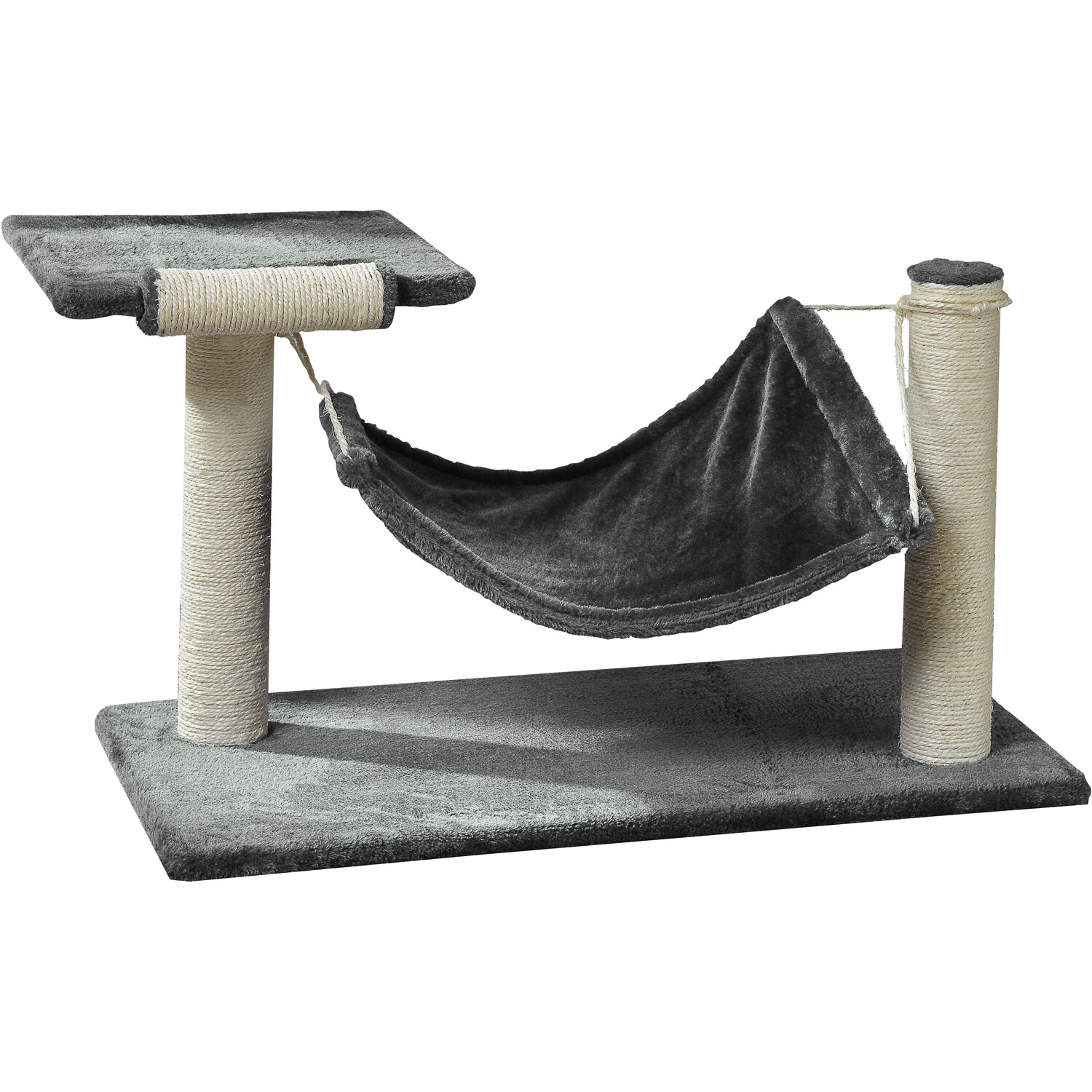 Clever Paws Grey Cat Island Scratching Posts Image 1