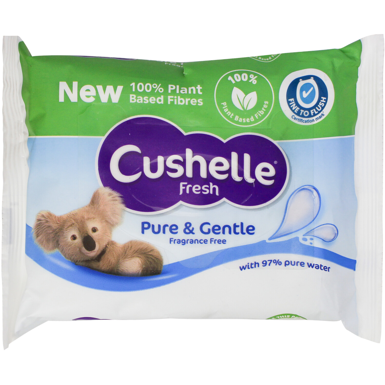 Cushelle Pure and Gentle Toilet Wipes Image 1