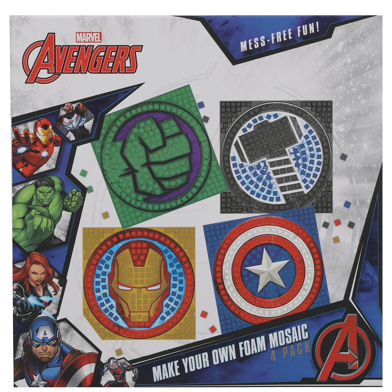 Make Your Own Avengers Foam Mosaic Image 1