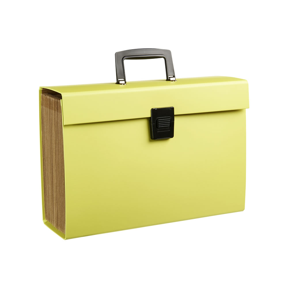 Wilko Home Box File A4 Lime Wilko