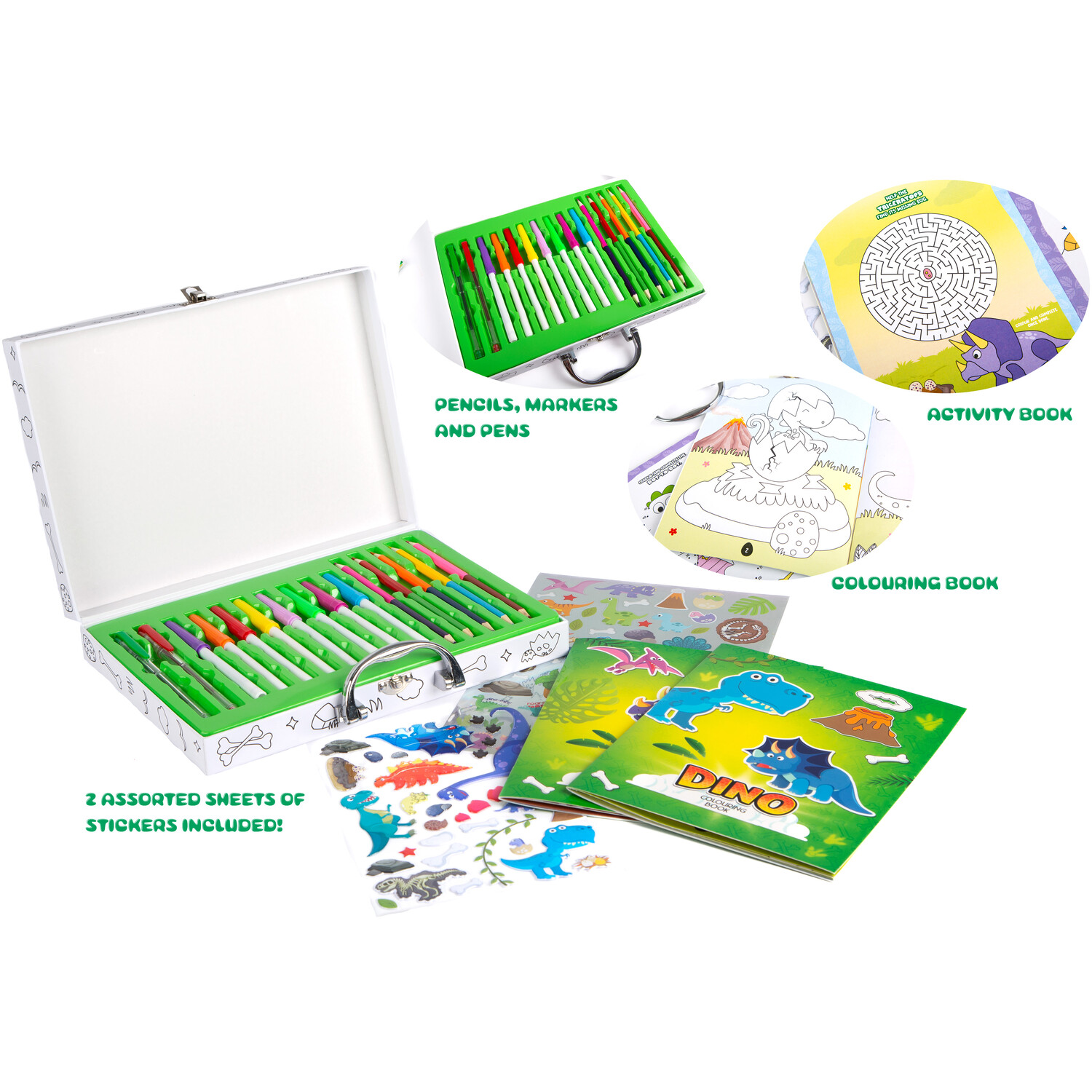 Dino Colouring and Activity Case Image 2
