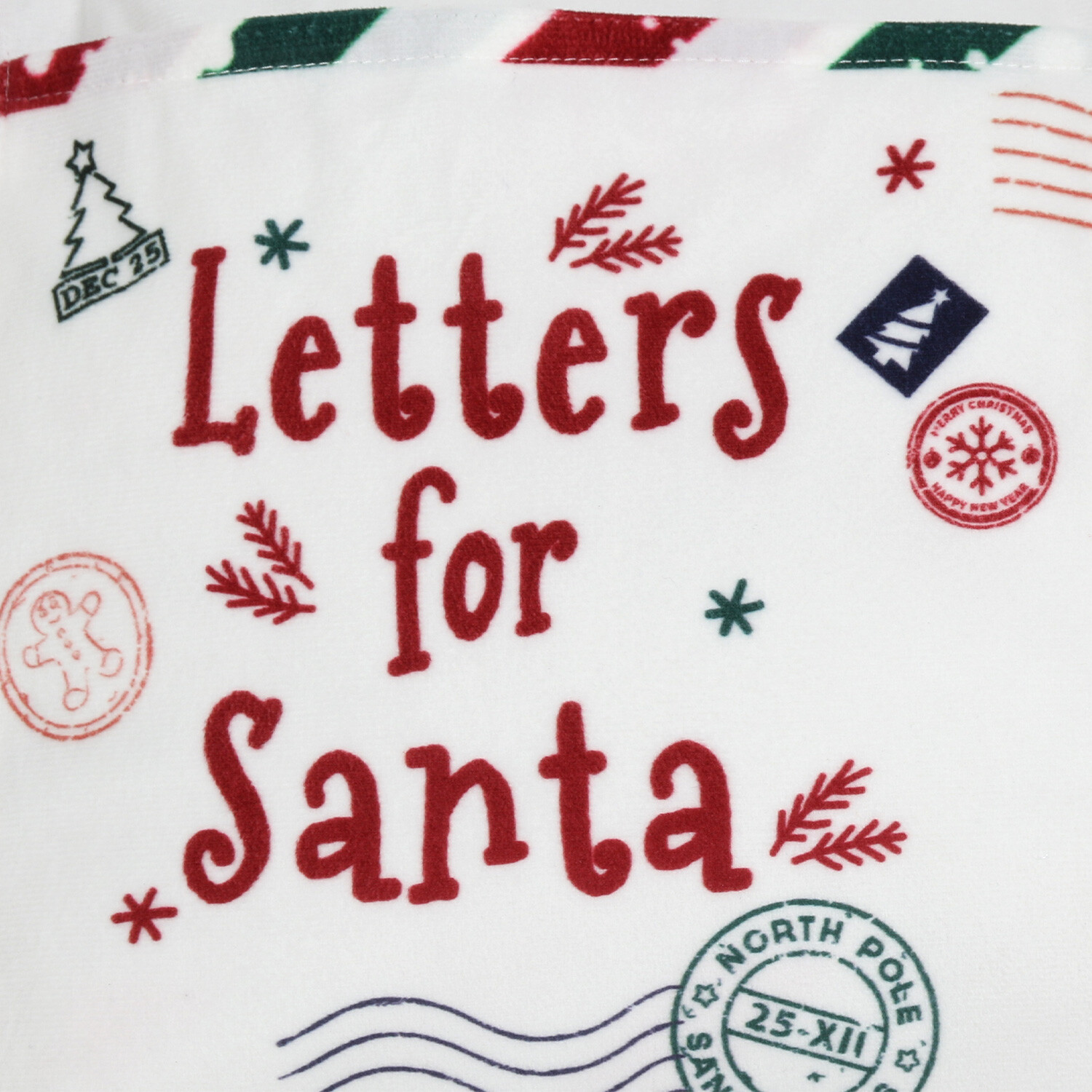 Letters to Santa Pocket Cushion - White Image 2