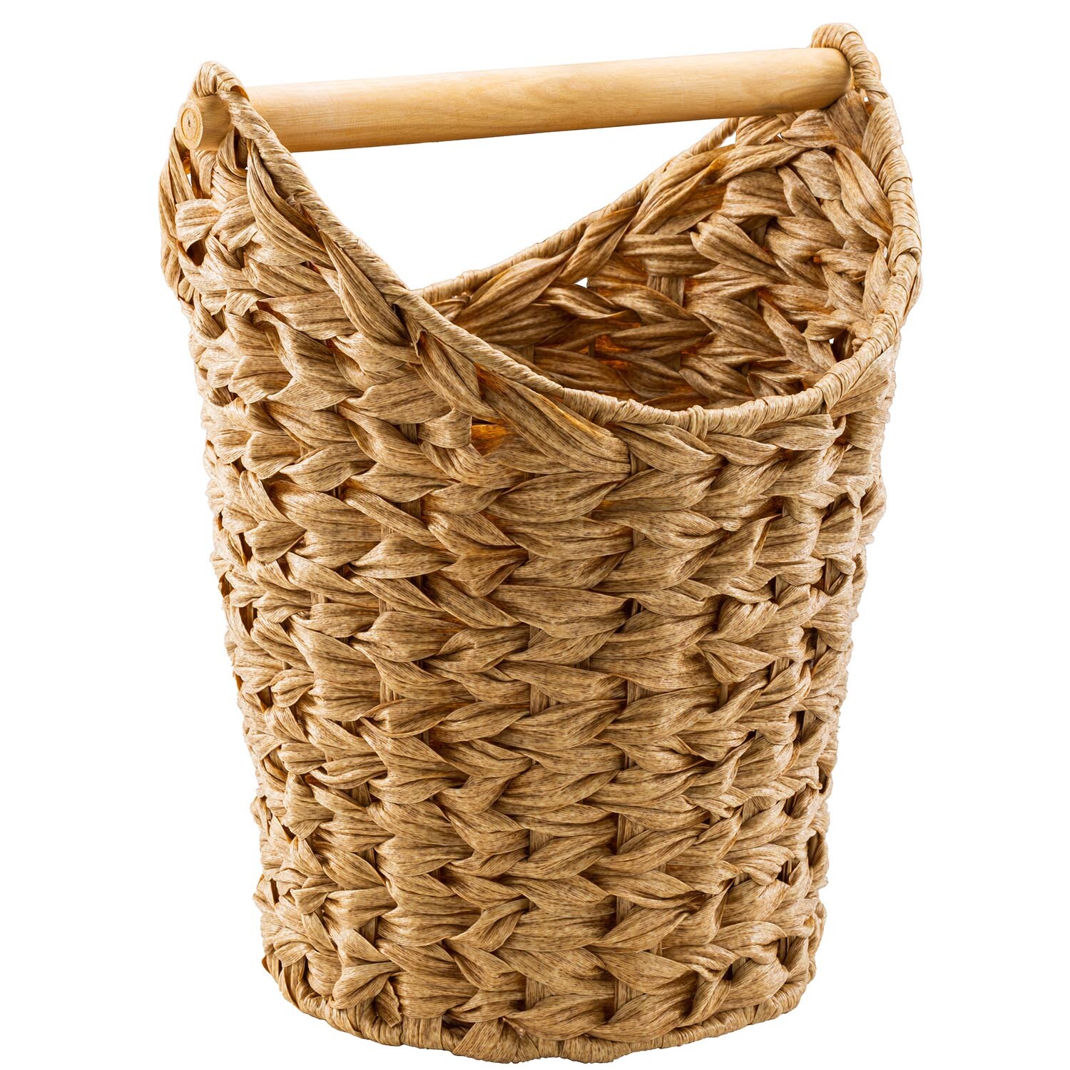 Wicker Toilet Roll Basket - Natural Image 2