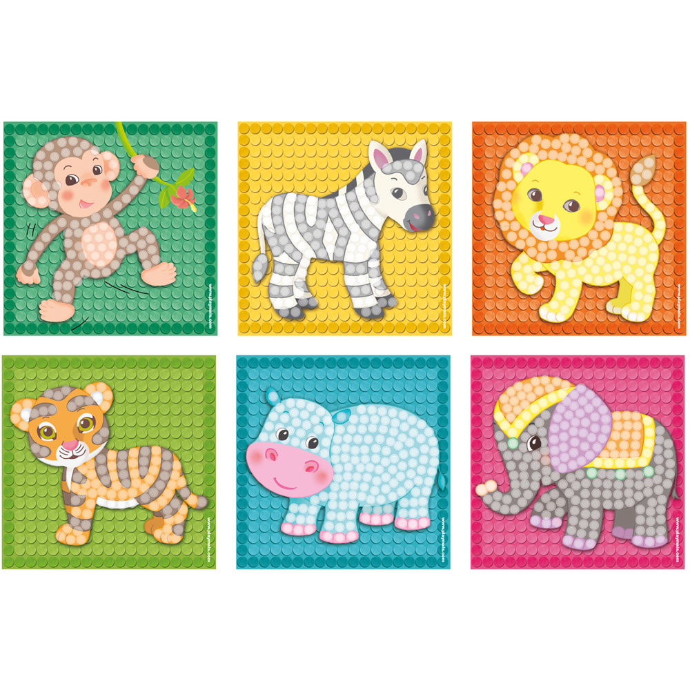 PlayMais Eco Play Mosaic Little Zoo Craft Kit 2300 Pieces Image 2
