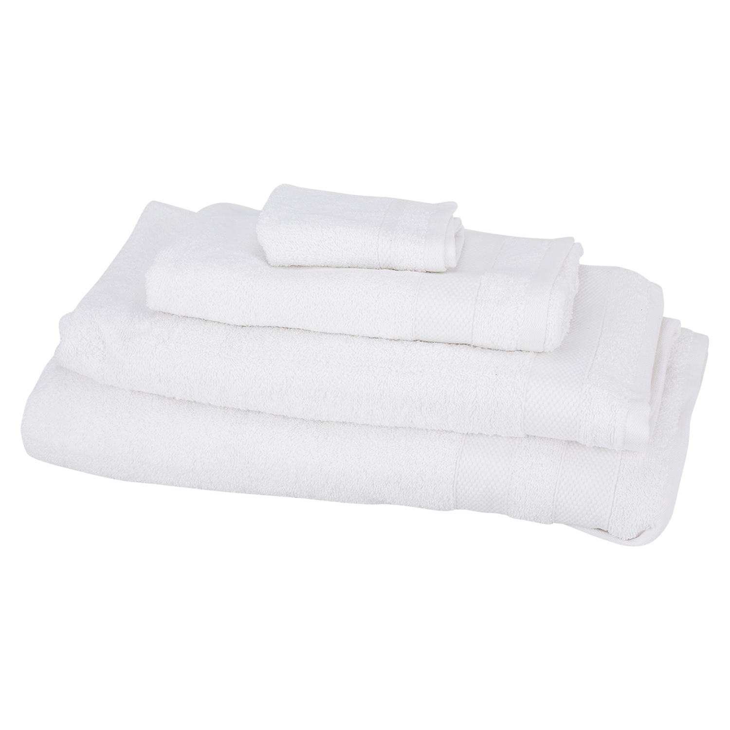 Divante Soft Egyptian Cotton White Bath Towel Image