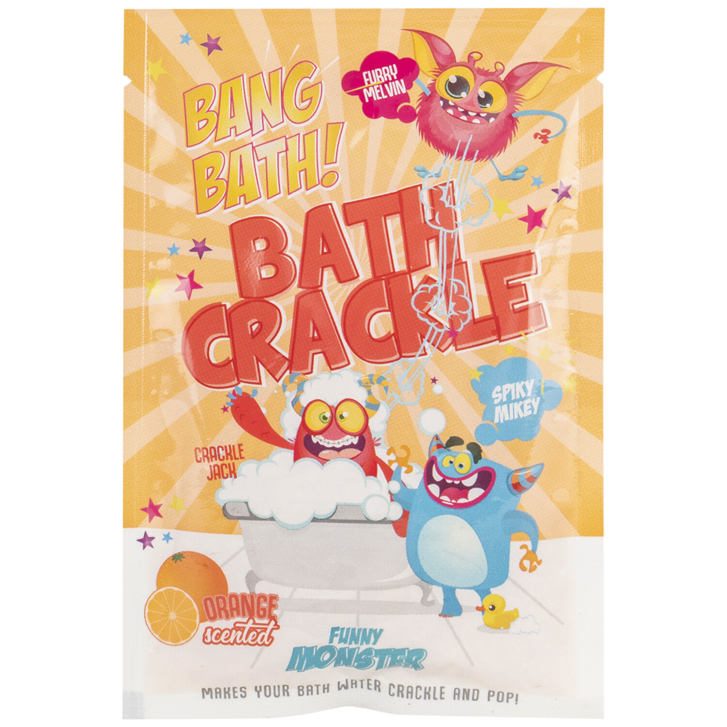Single Funny Monsters Popping Bath Crackle 30g in Assorted styles Image 2