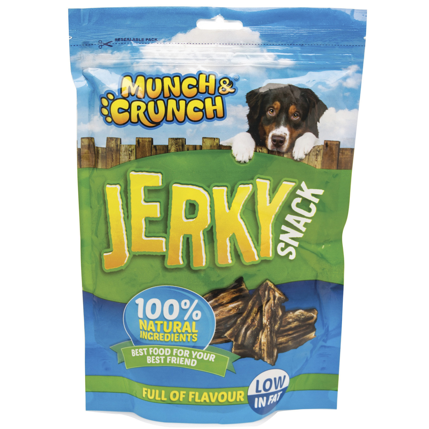 Munch & Crunch Jerky Snack Dog Treat 115g Image