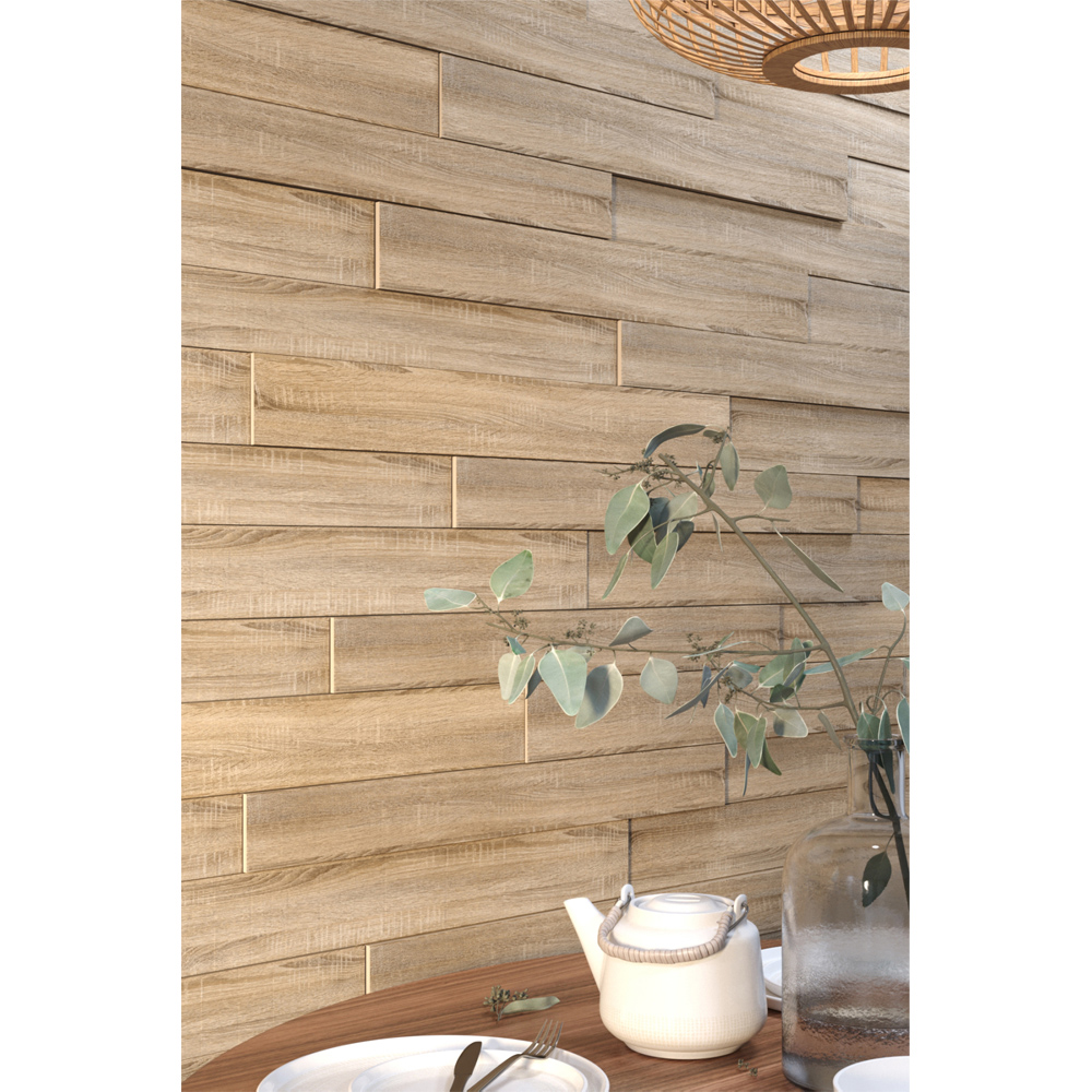 Reclaim Oak Natural 3D Wall Panel 18 Pack Image 3