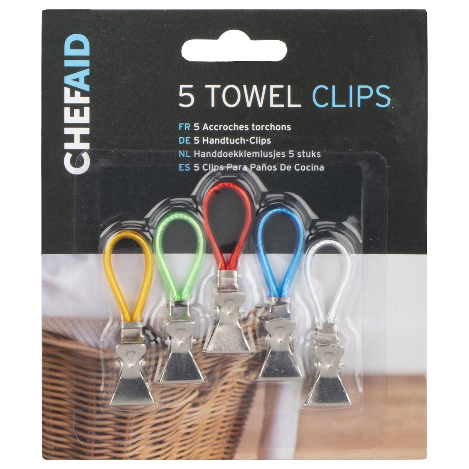 Pack of 5 Towel Clips Image