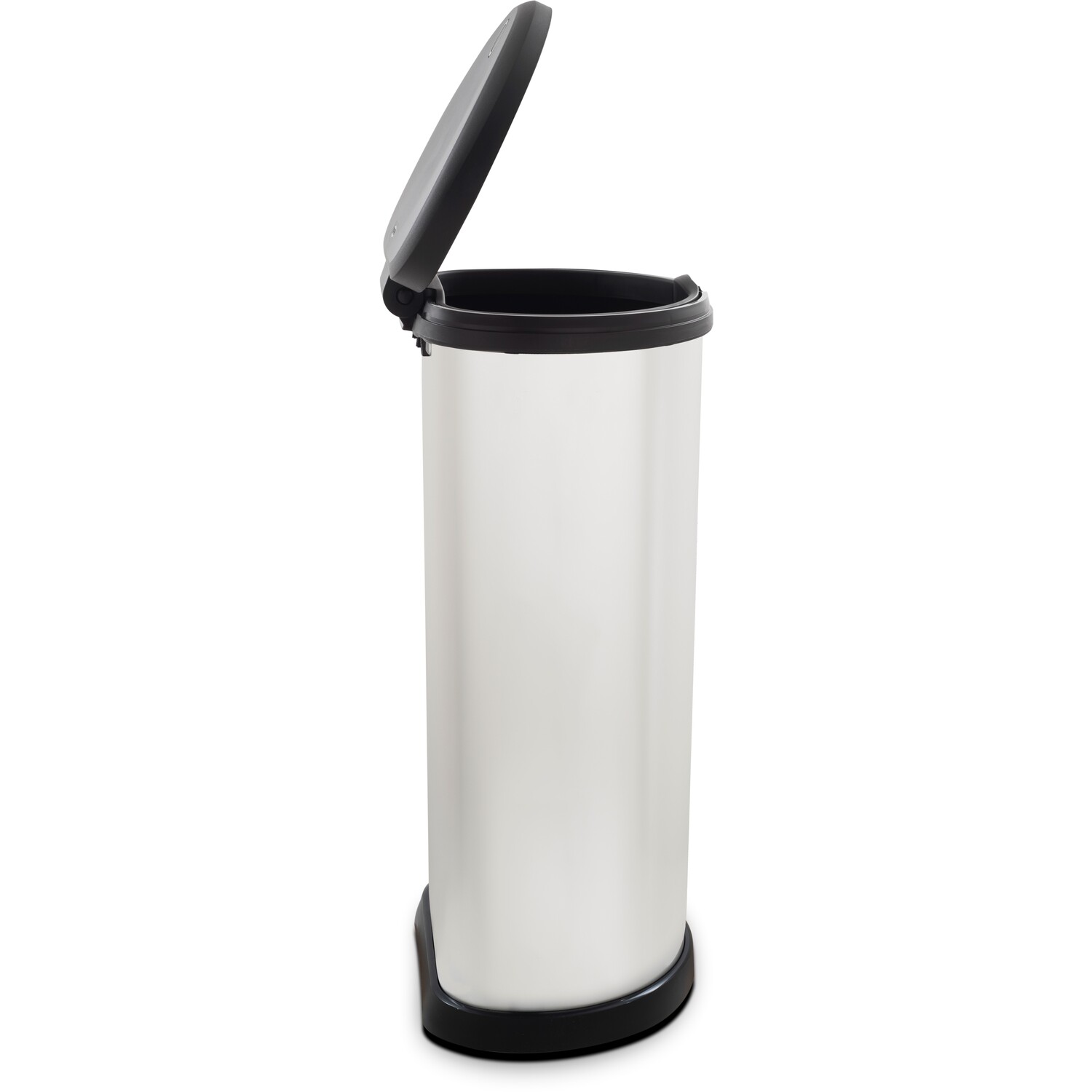 Curver Silver Deco Recycled Bin 40L Image 2