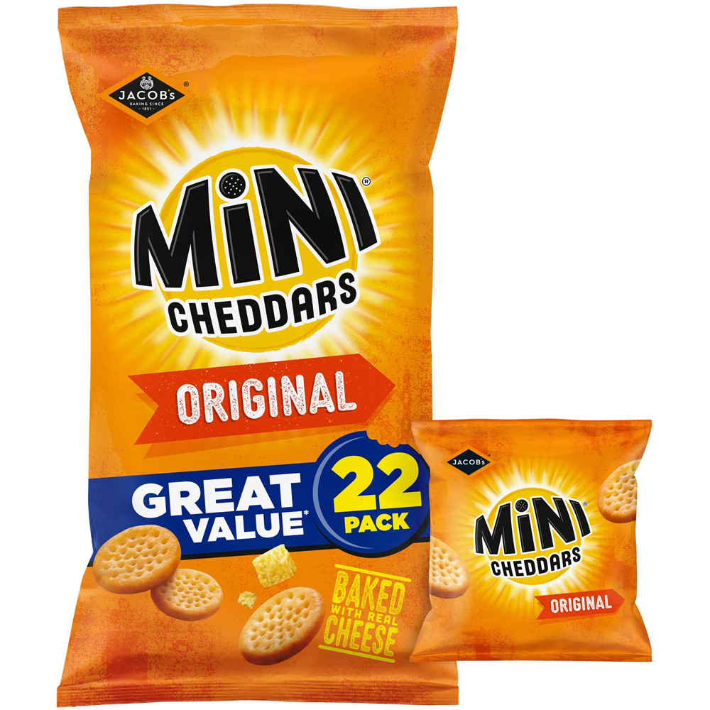 Jacob's Mini Cheddars 22 Pack Image