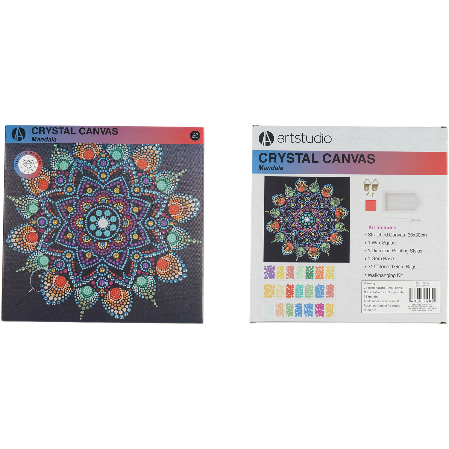 Crystal Canvas Mandala Kit Image 2