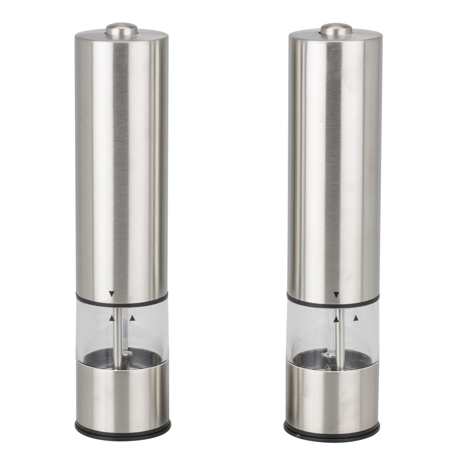 Mayfair Electric Stainless Steel Salt and Pepper Mill Set Image 1