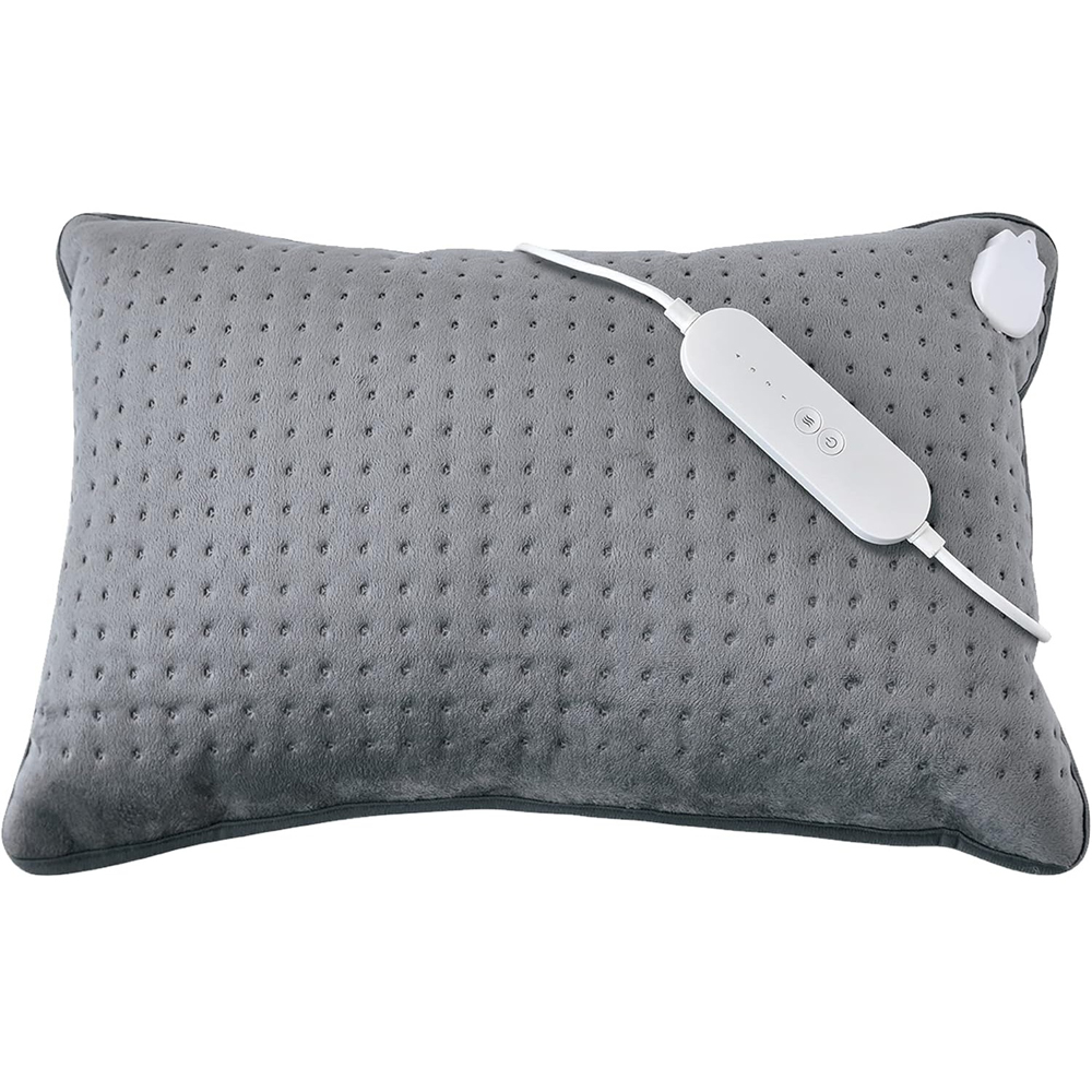 Homefront Grey Heated Cushion 110W Image 1