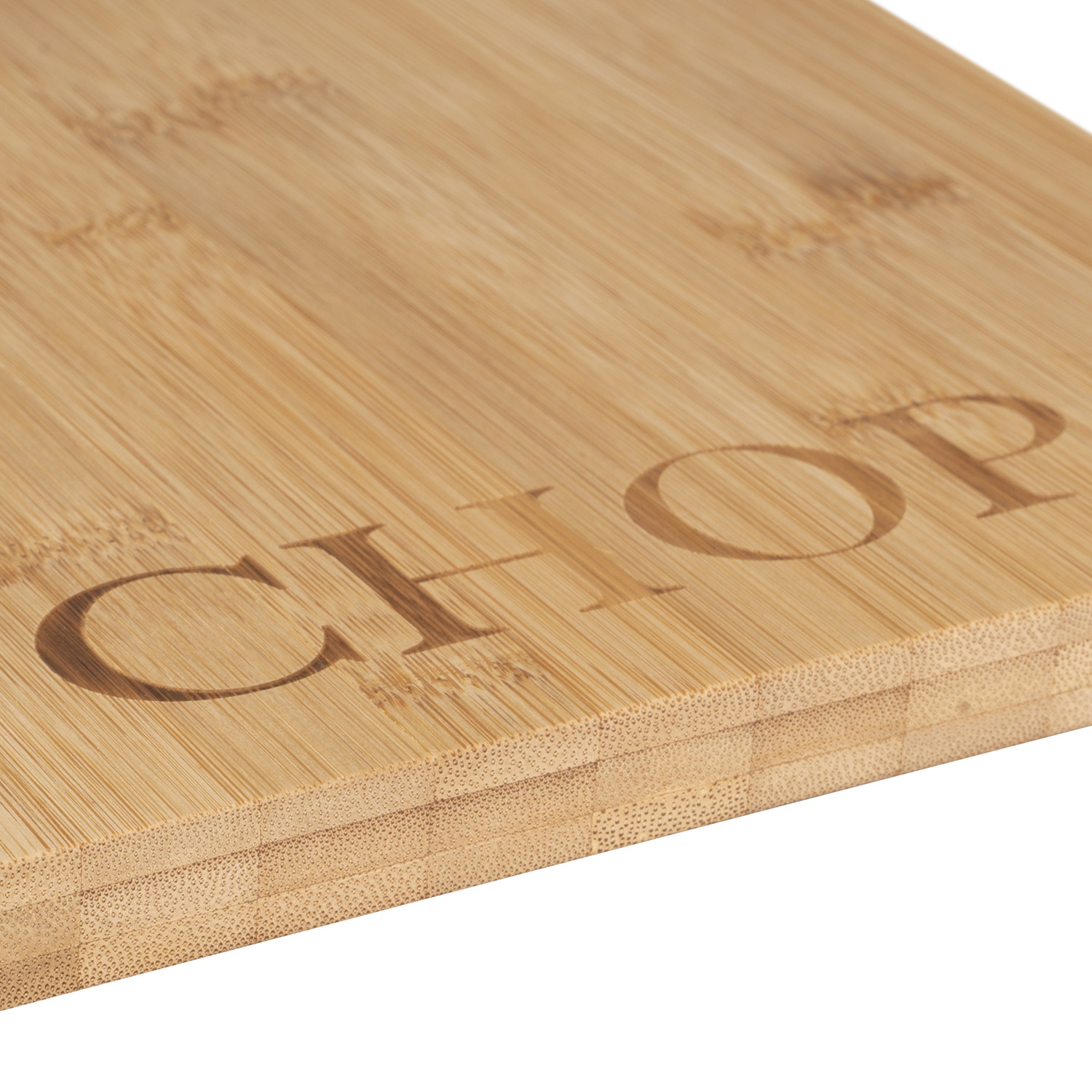 Chop Slogan Bamboo Chopping Board Image 3