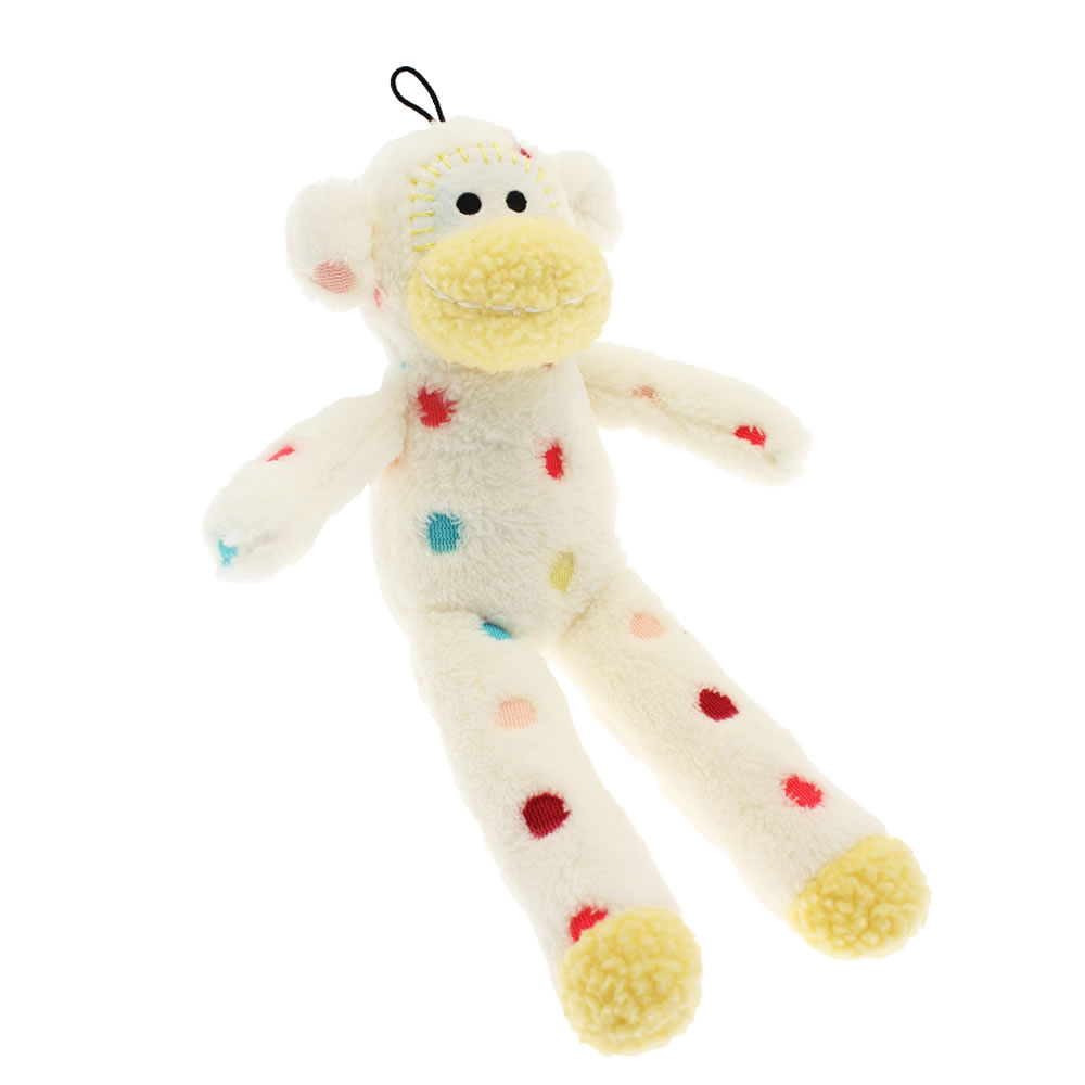 Happy Pet Little Rascals Sock Monkey Puppy Toy Image 4