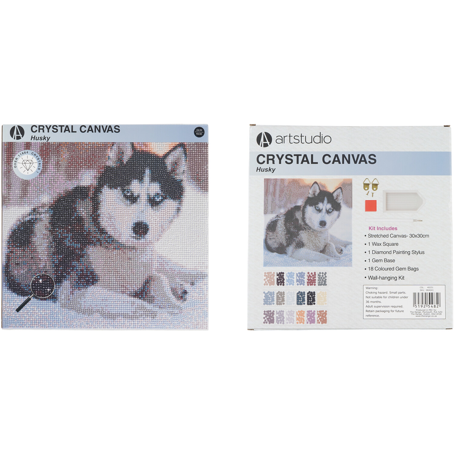 Crystal Canvas Tiger or Husky Image 5