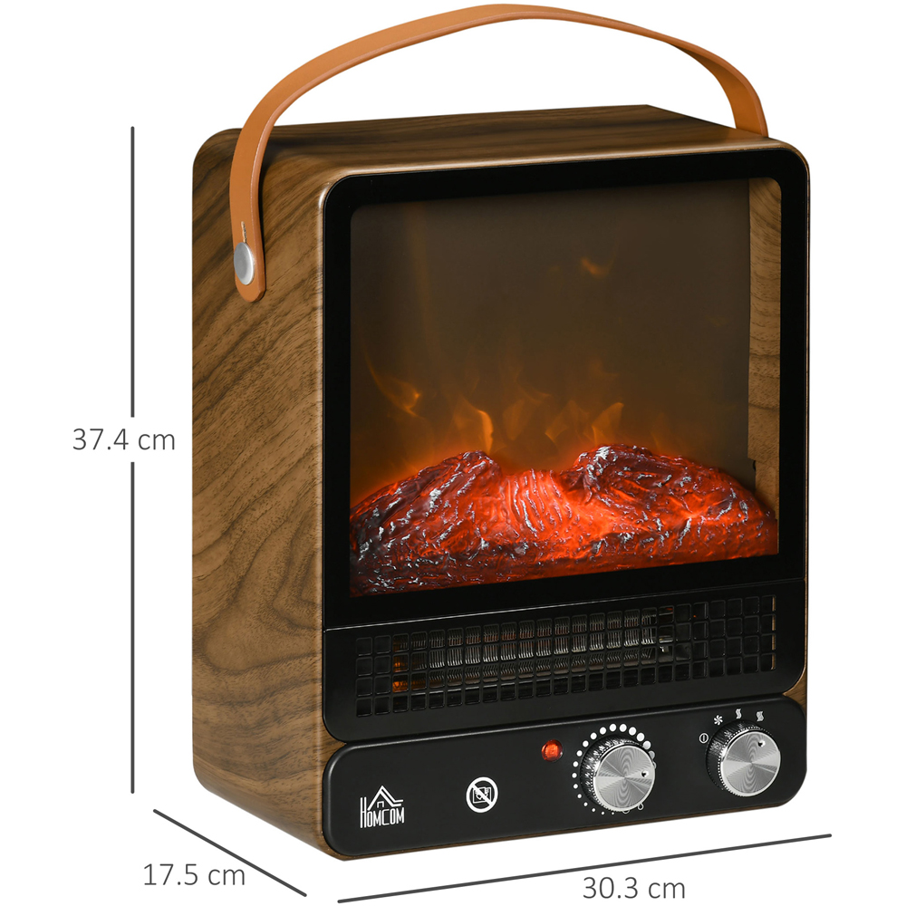HOMCOM Ava Tabletop Electric Fireplace Heater Image 7