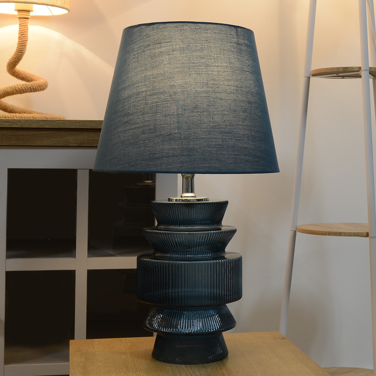 Holborn Blue Table Lamp Image 3