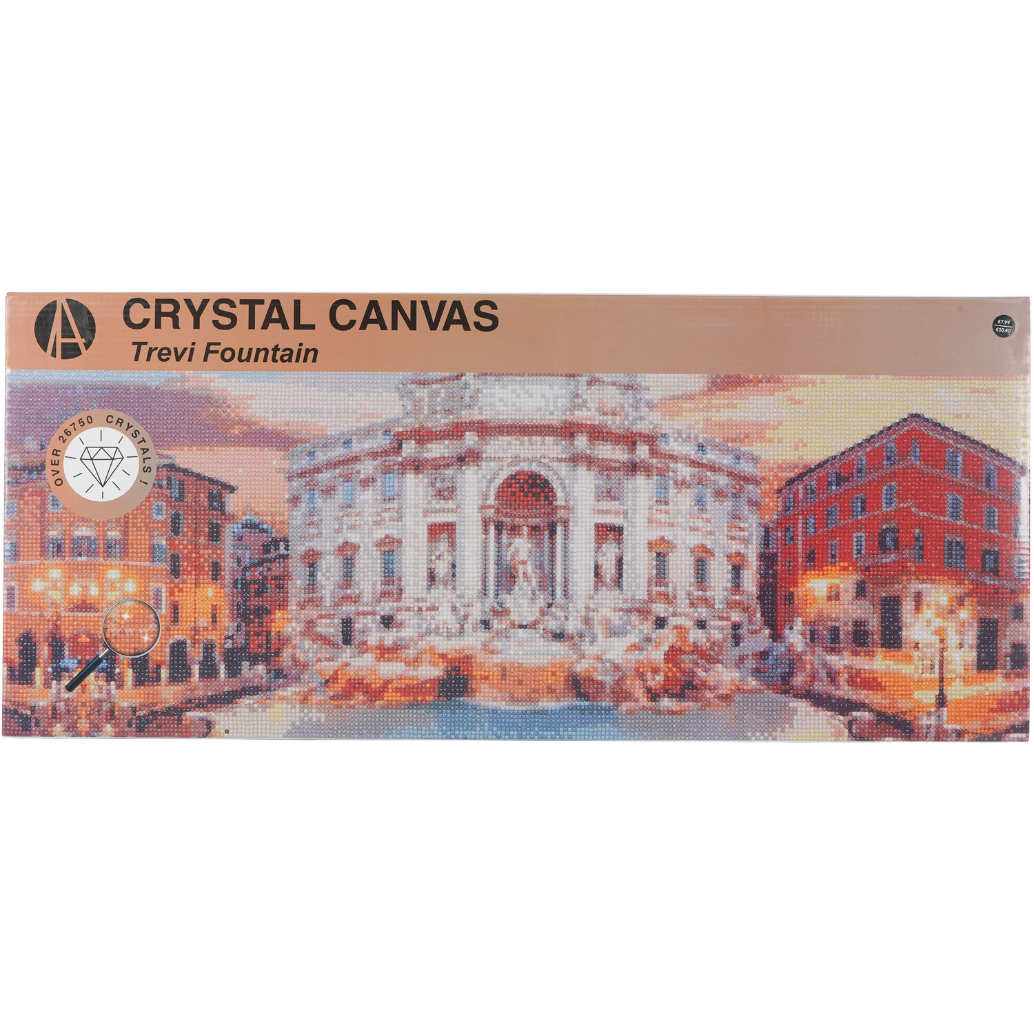 Crystal Canvas Trevi Fountain or City Bridge Image 1
