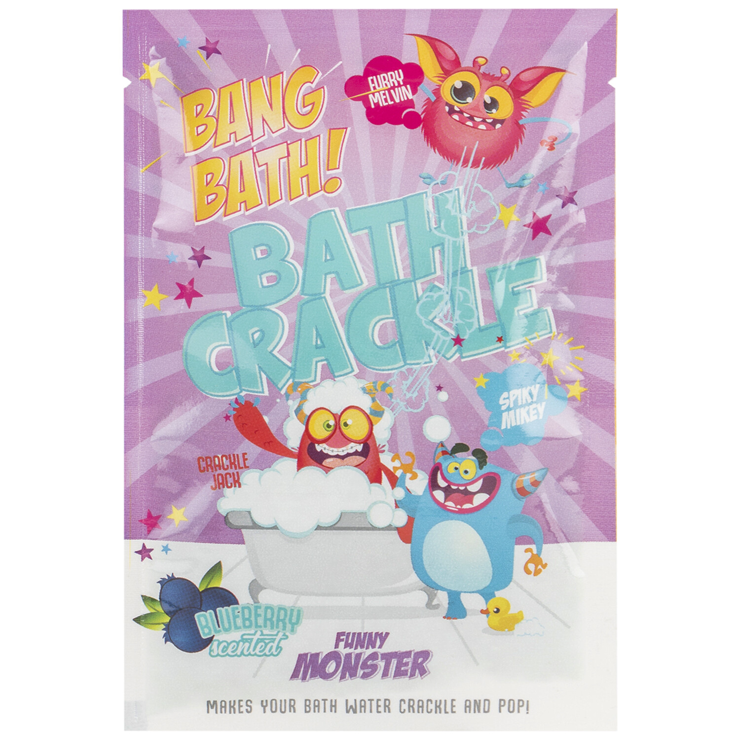 Single Funny Monsters Popping Bath Crackle 30g in Assorted styles Image 3