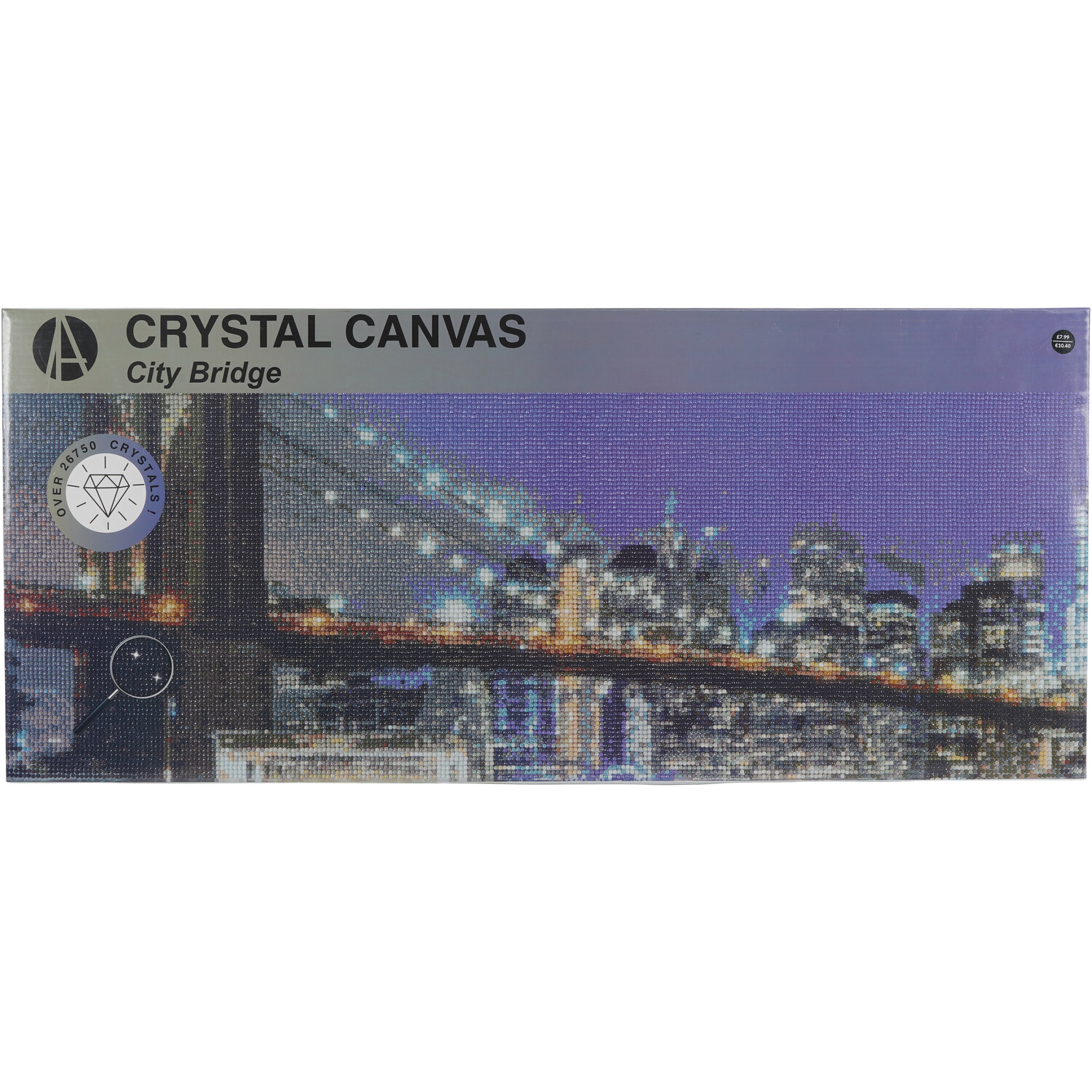 Crystal Canvas Trevi Fountain or City Bridge Image 4