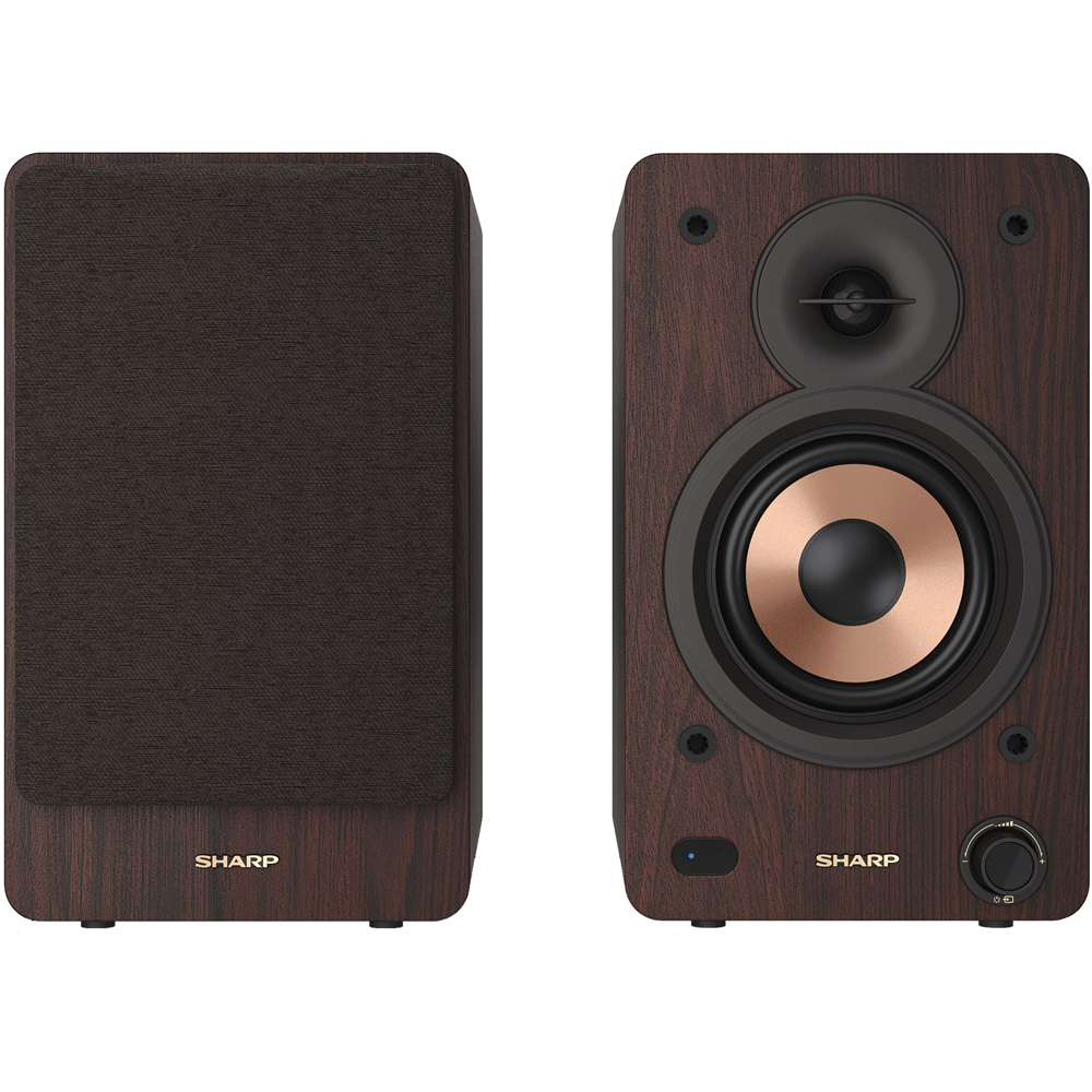 Sharp Brown 2.1 Bluetooth Speakers 60W Image 1