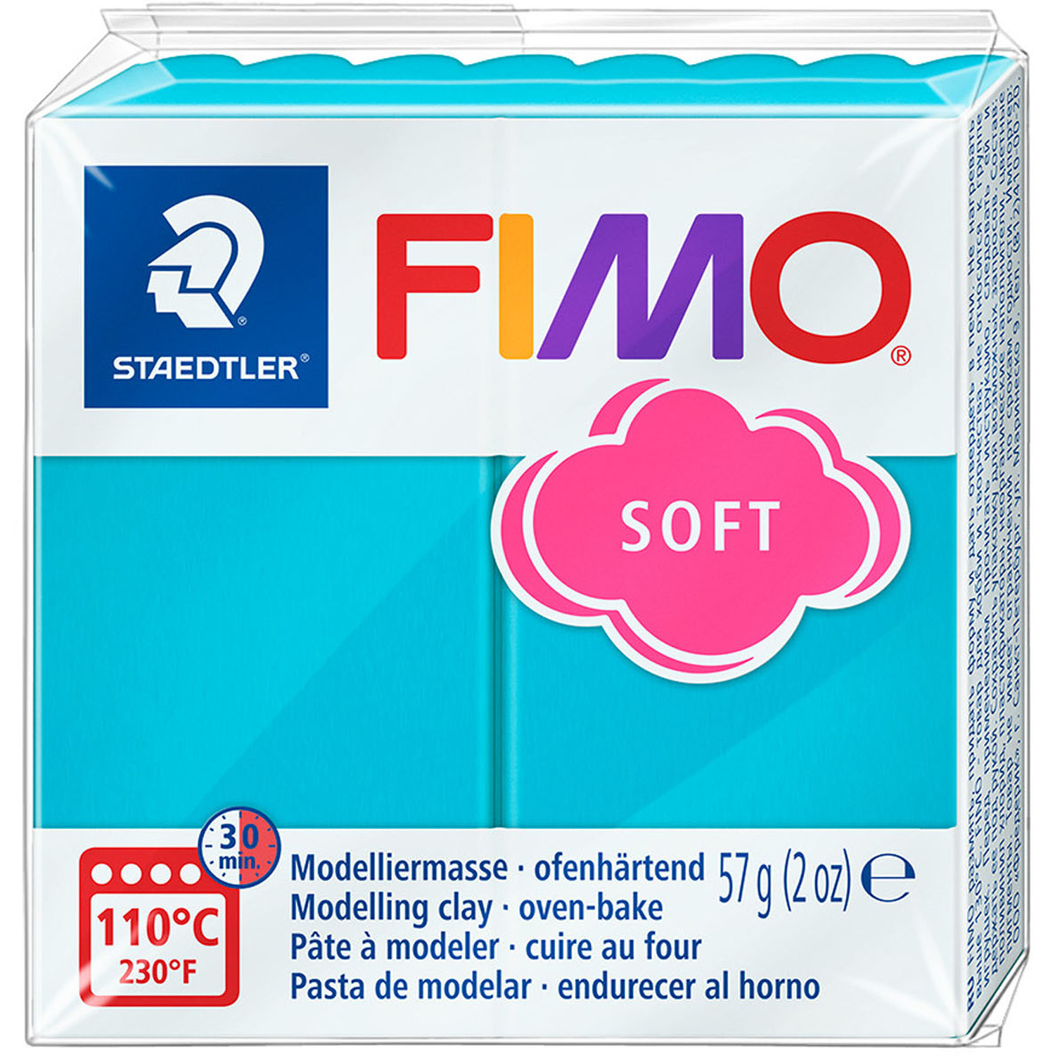 Staedtler FIMO Soft Modelling Clay Block - Peppermint Image 1