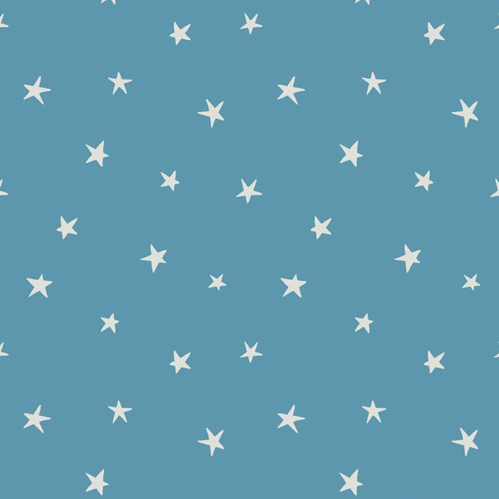 Bobbi Beck Eco Luxury Children's Star Blue Wallpaper Image 1