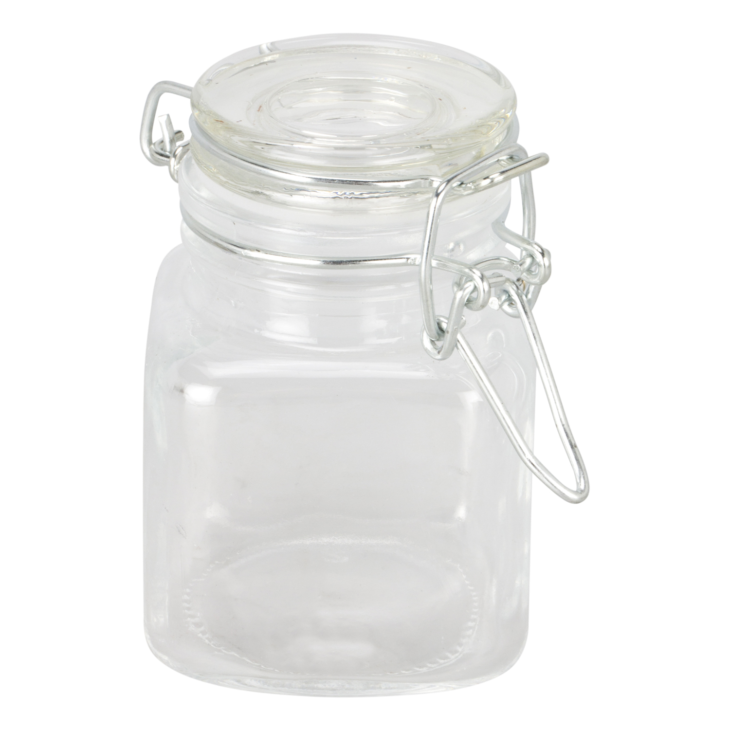 Glass Spice Storage Jar with Clip on Lid Image