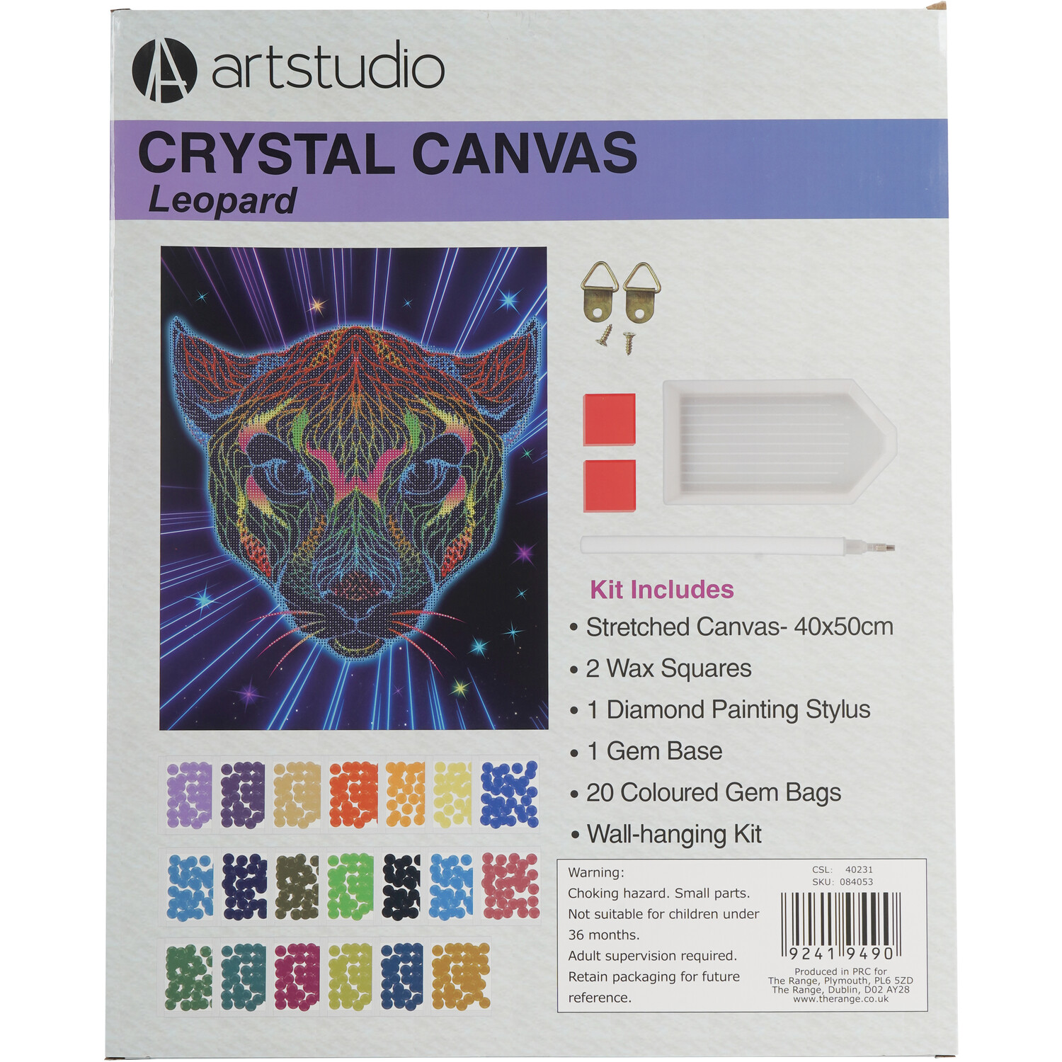Crystal Canvas Wolf or Leopard Image 6