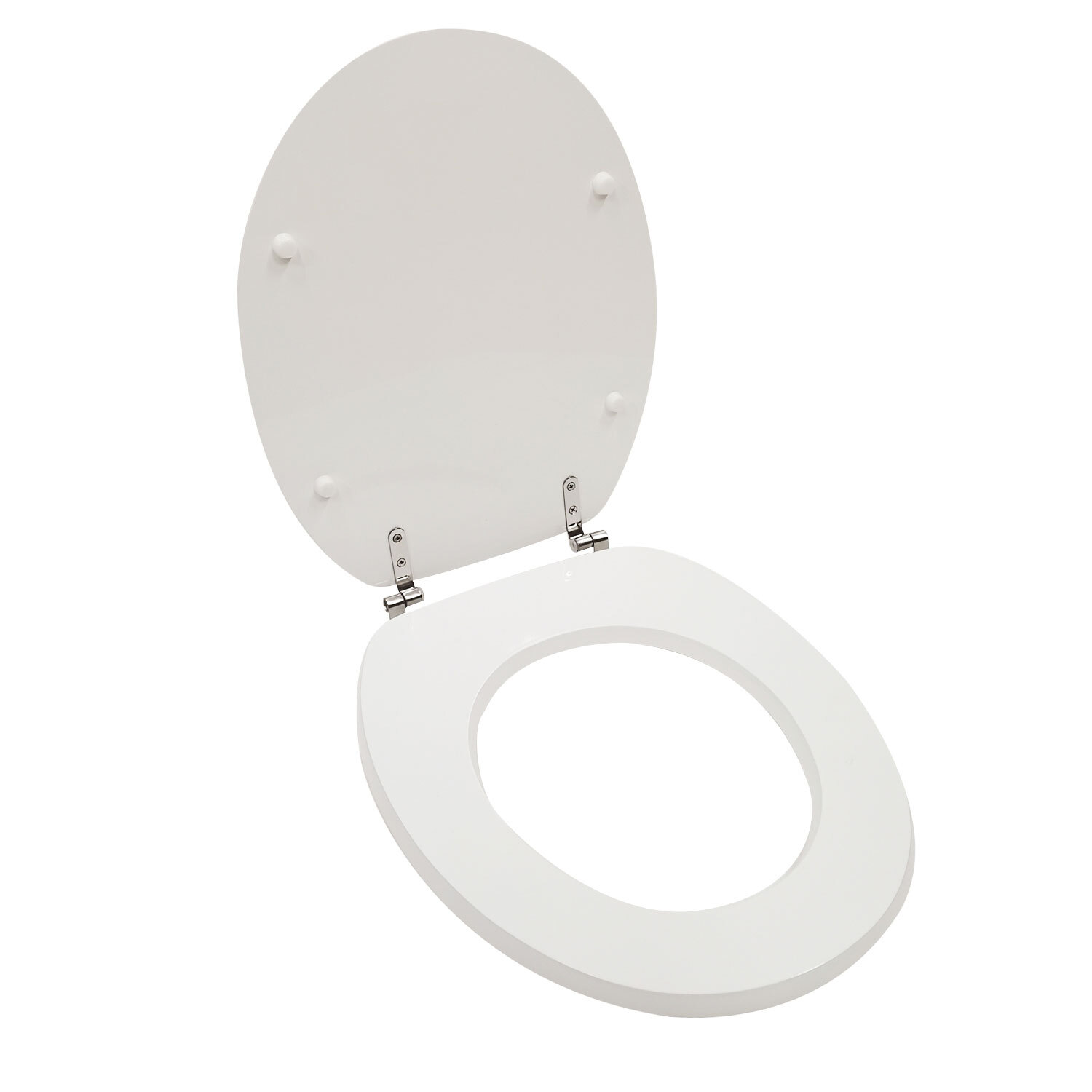 White Oxford Toilet Seat Image 2
