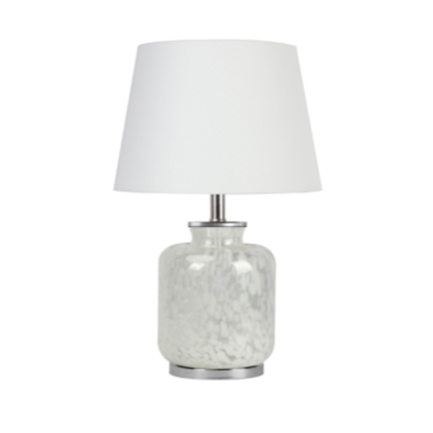 Arianna Grey and White Table Lamp Image 1