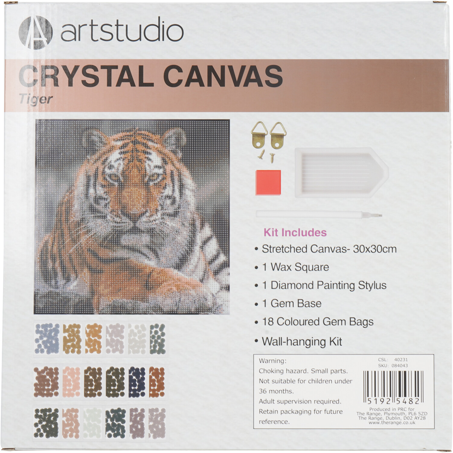 Crystal Canvas Tiger or Husky Image 3
