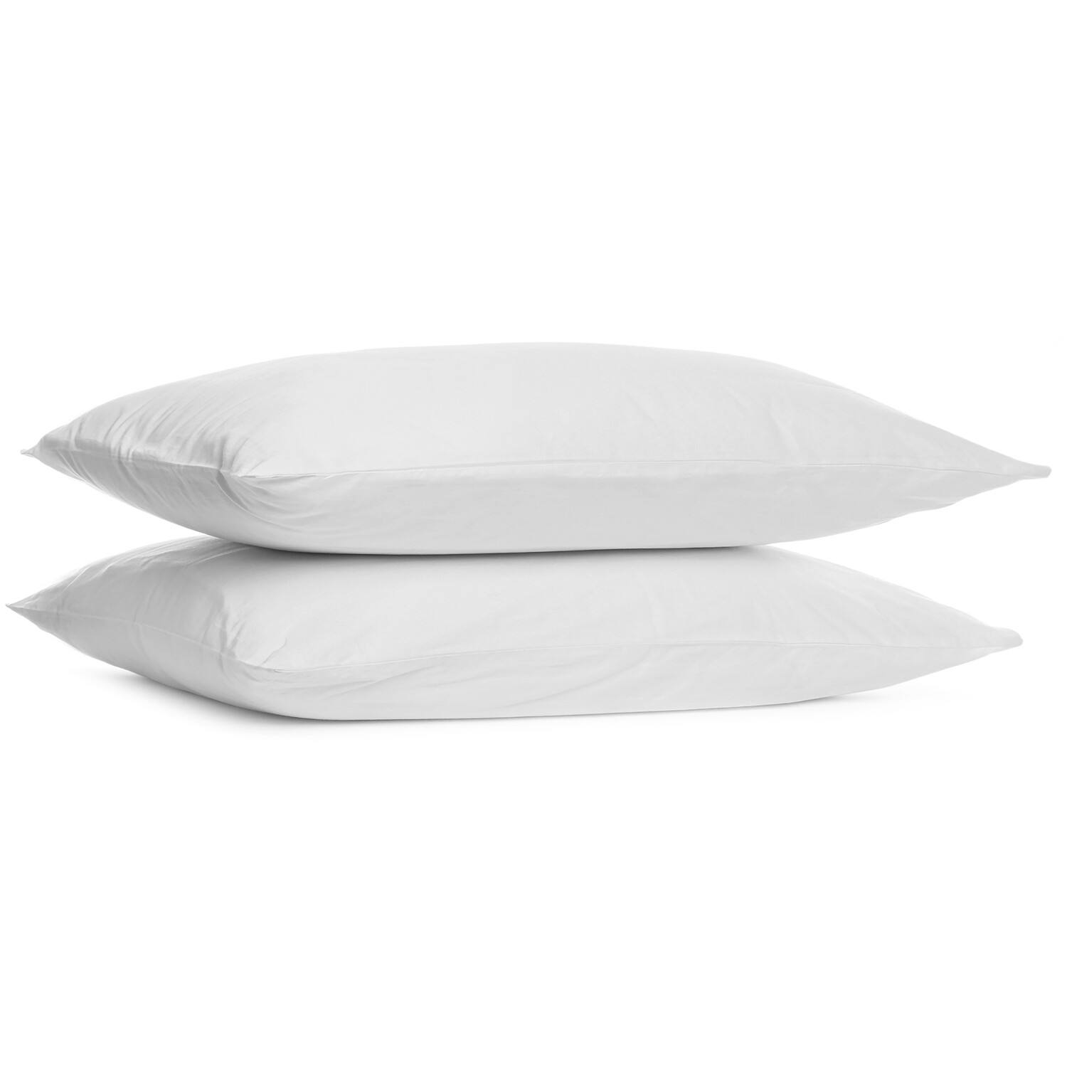 Pack of 2 Polycotton Oxford Pillowcases - White Image