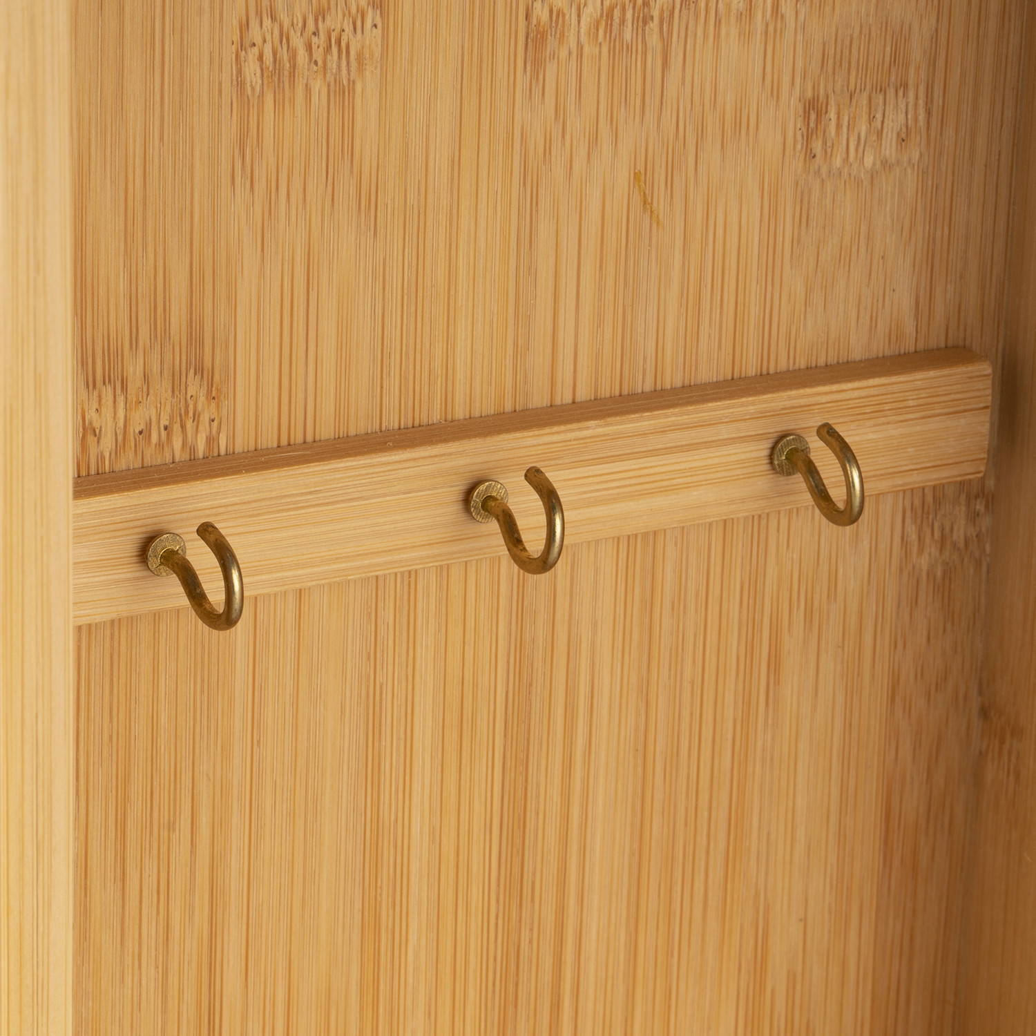 Bamboo Key Box with Cutout Image 4
