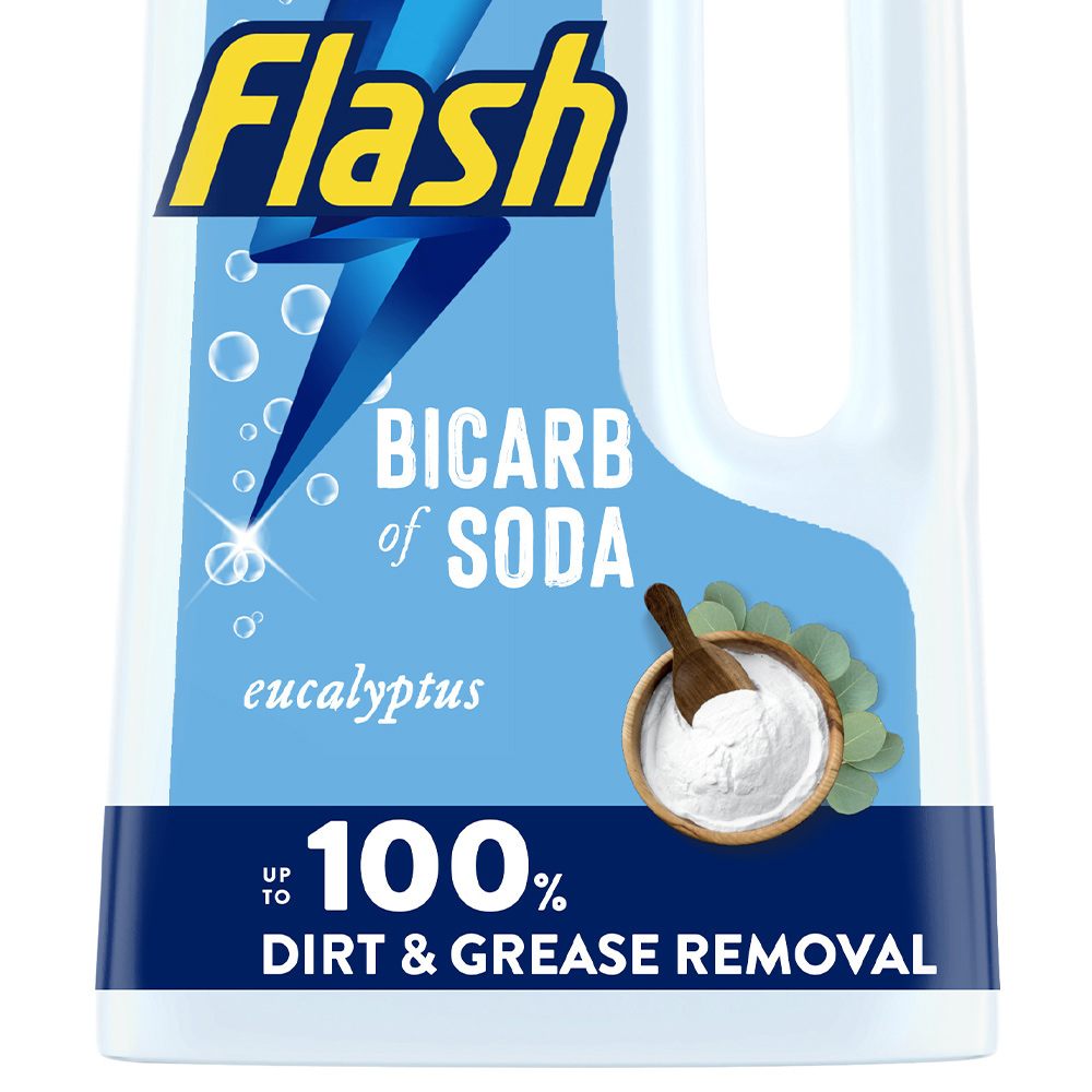 Flash Multipurpose Floor Cleaner Liquid with Bicarbonate of Soda 1L Image 3
