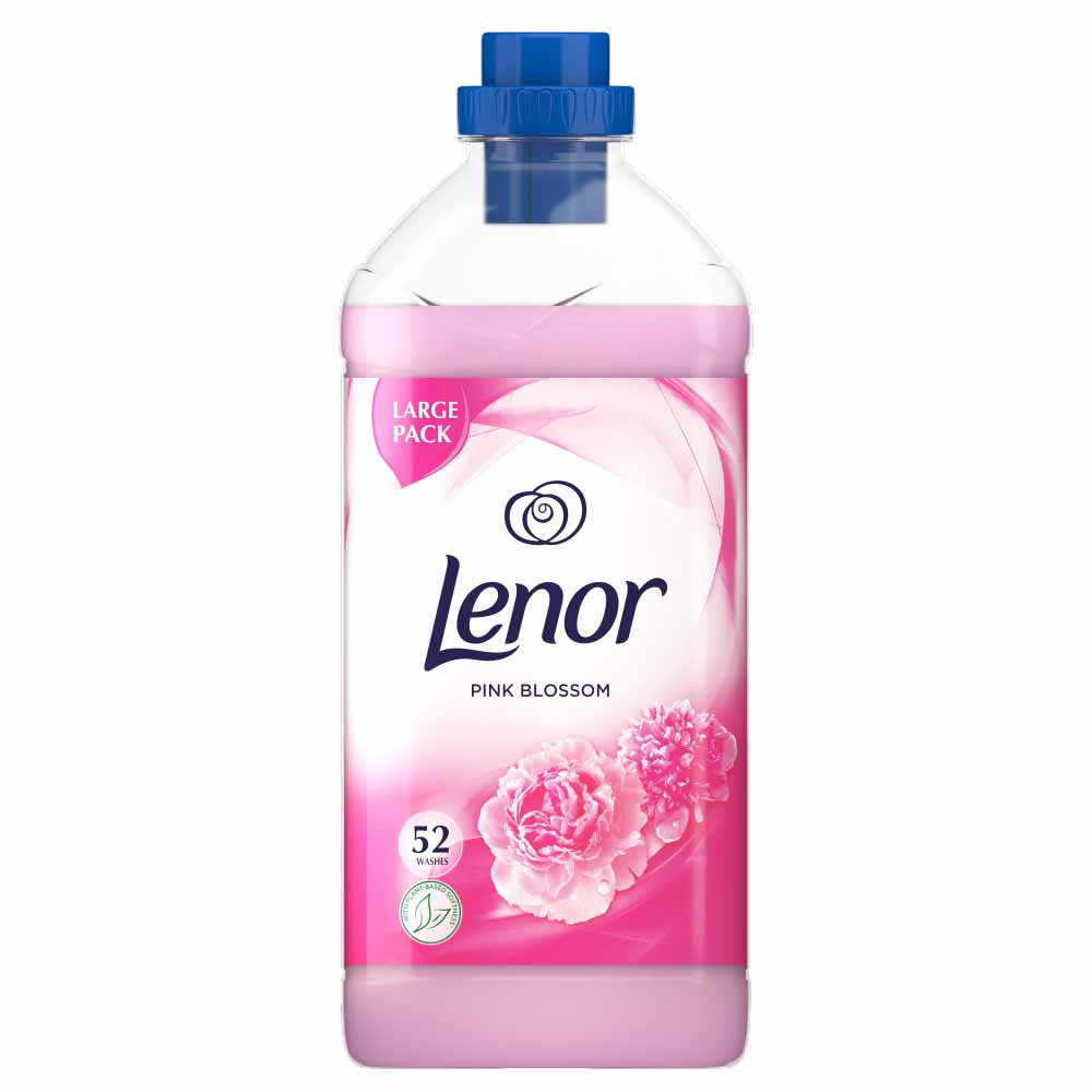 Lenor Pink Blossom Fabric Conditioner 52 Washes 1.82L Image 1
