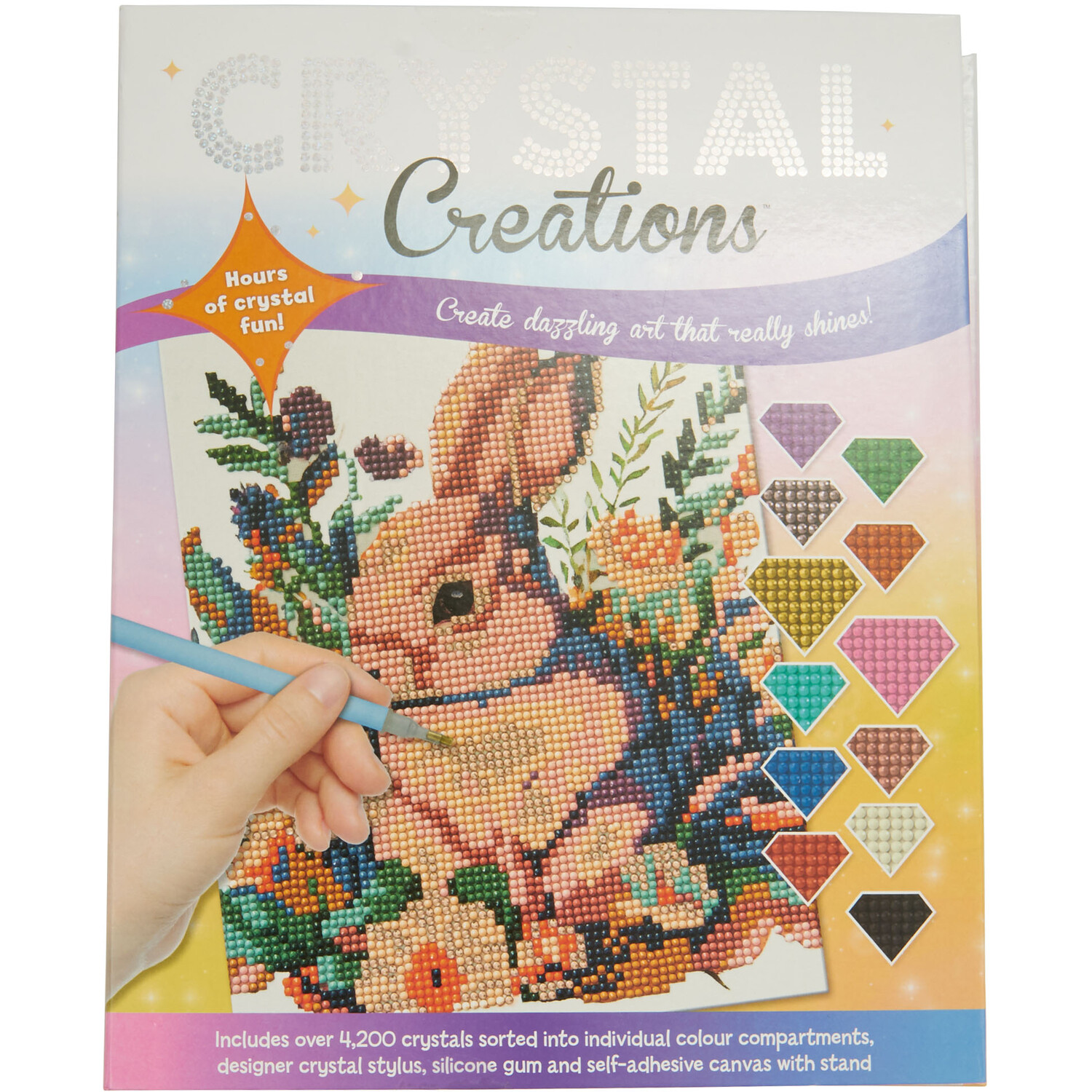 Crystal Creations Easter Flower Bunny Art Set Image 1