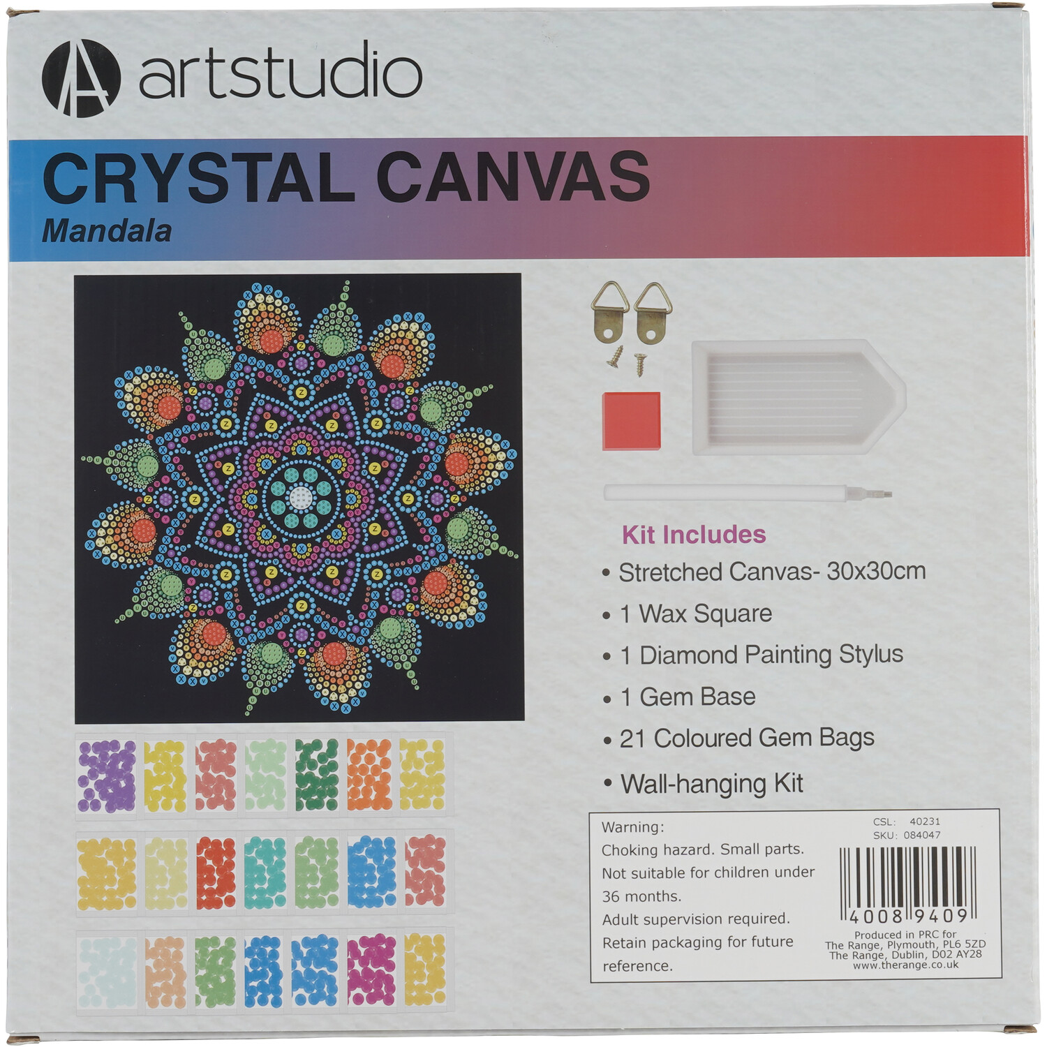 Crystal Canvas Mandala Kit Image 3