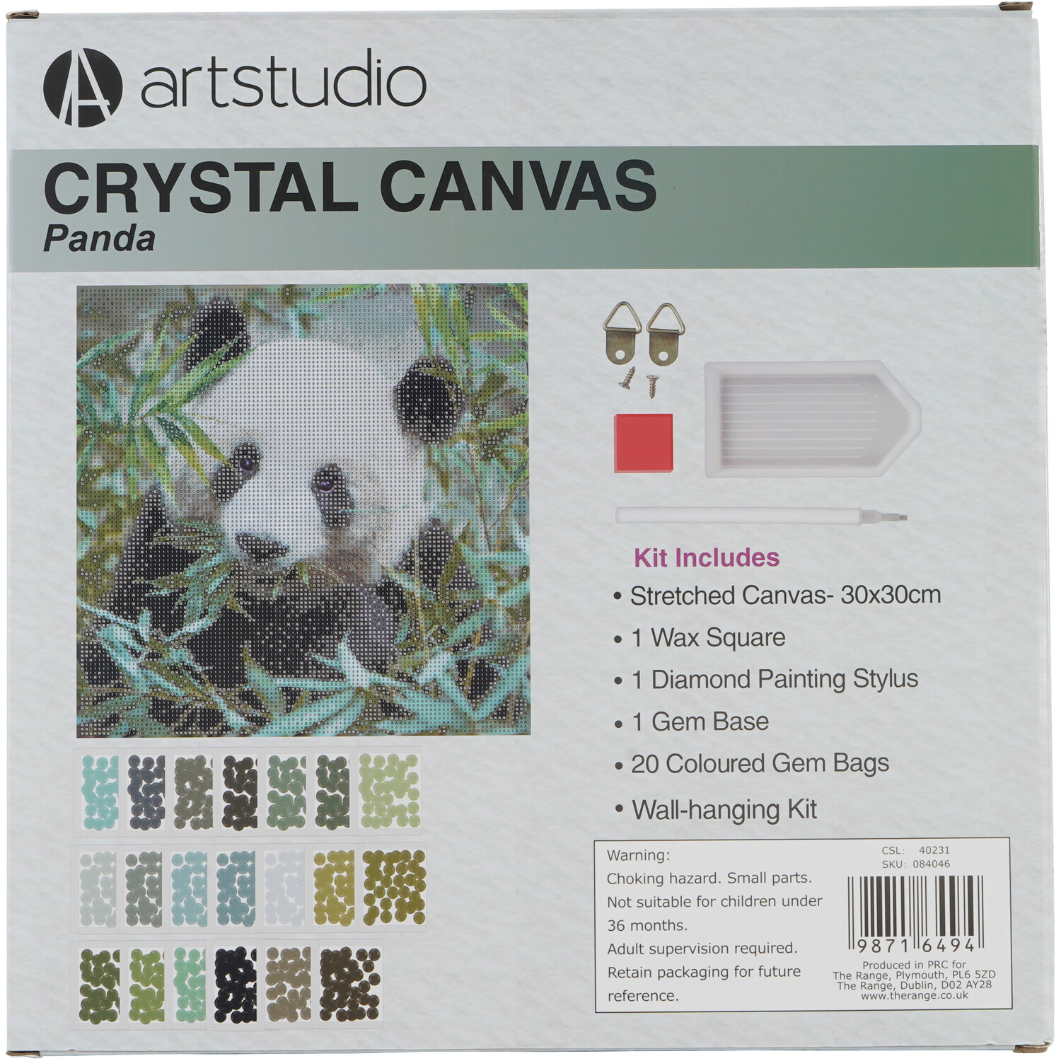 Crystal Canvas Giraffes or Panda Image 6